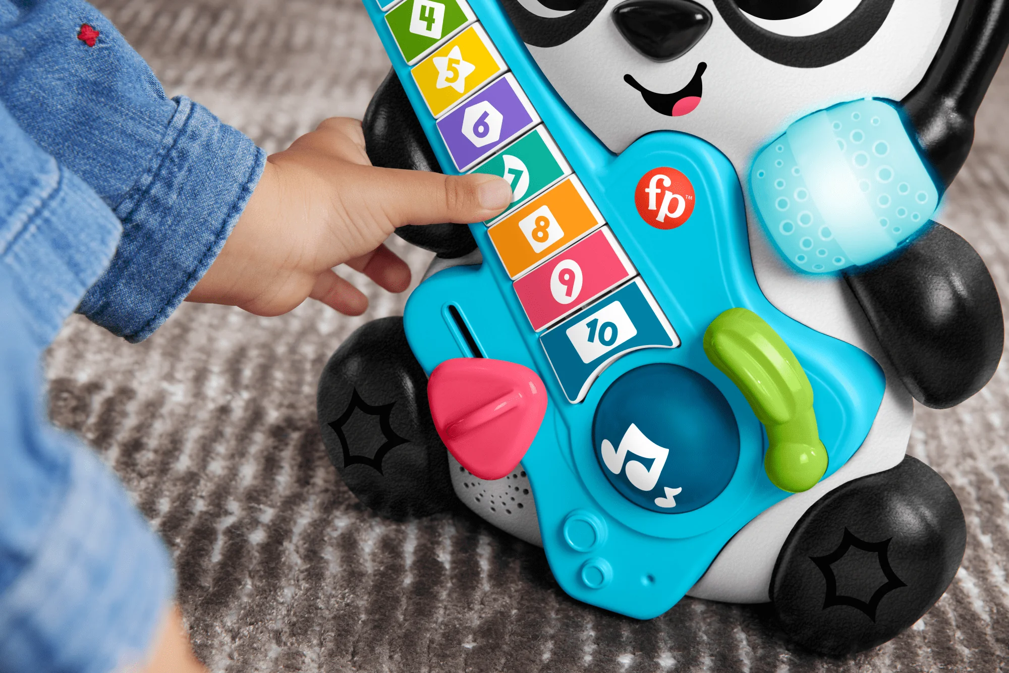 Fisher-Price Brinquedo para Bebês Esquadrão Musical Panda Vamos Contar Juntos - Image 3