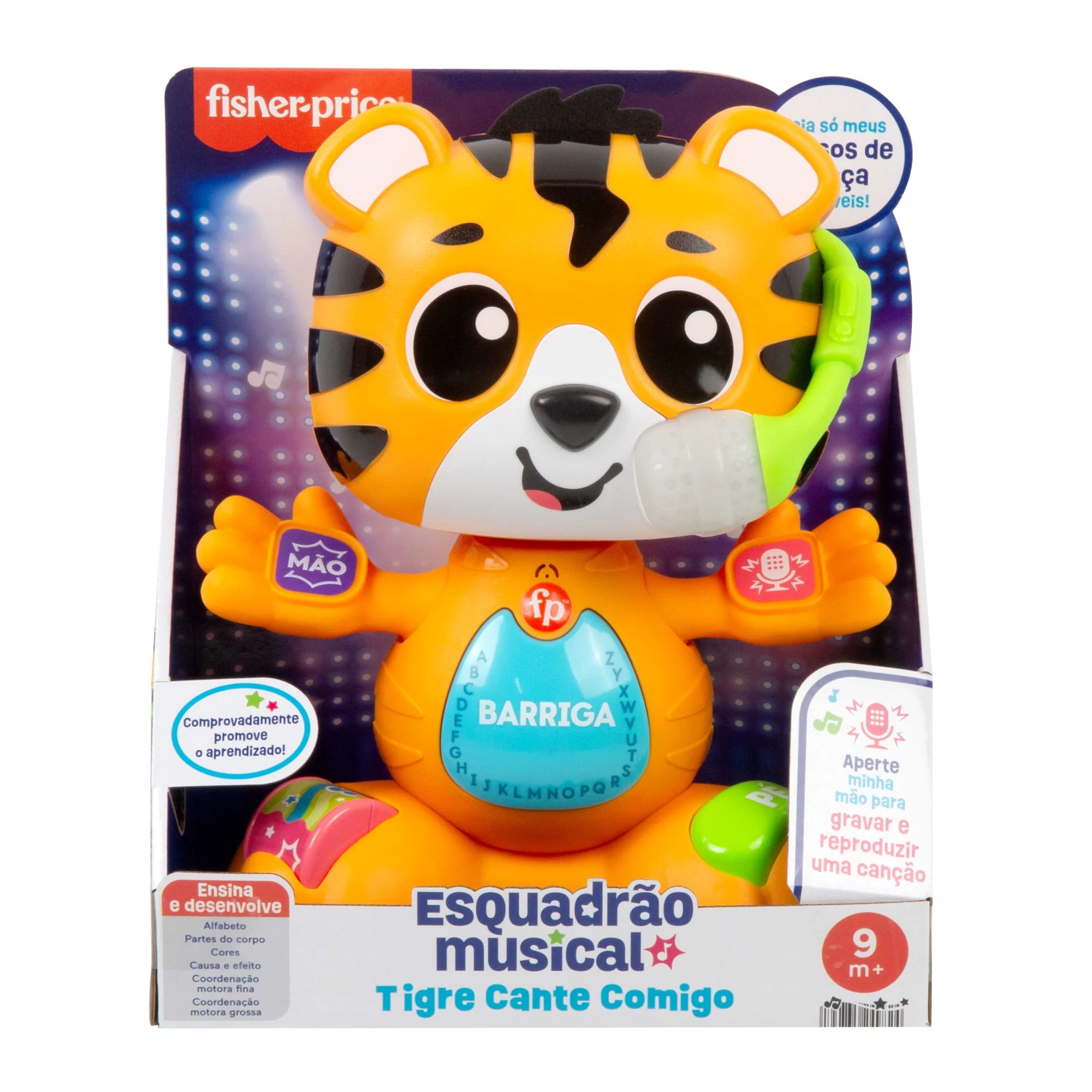 Fisher-Price Brinquedo para Bebês Esquadrão Musical Tigre Cante Comigo - Image 7