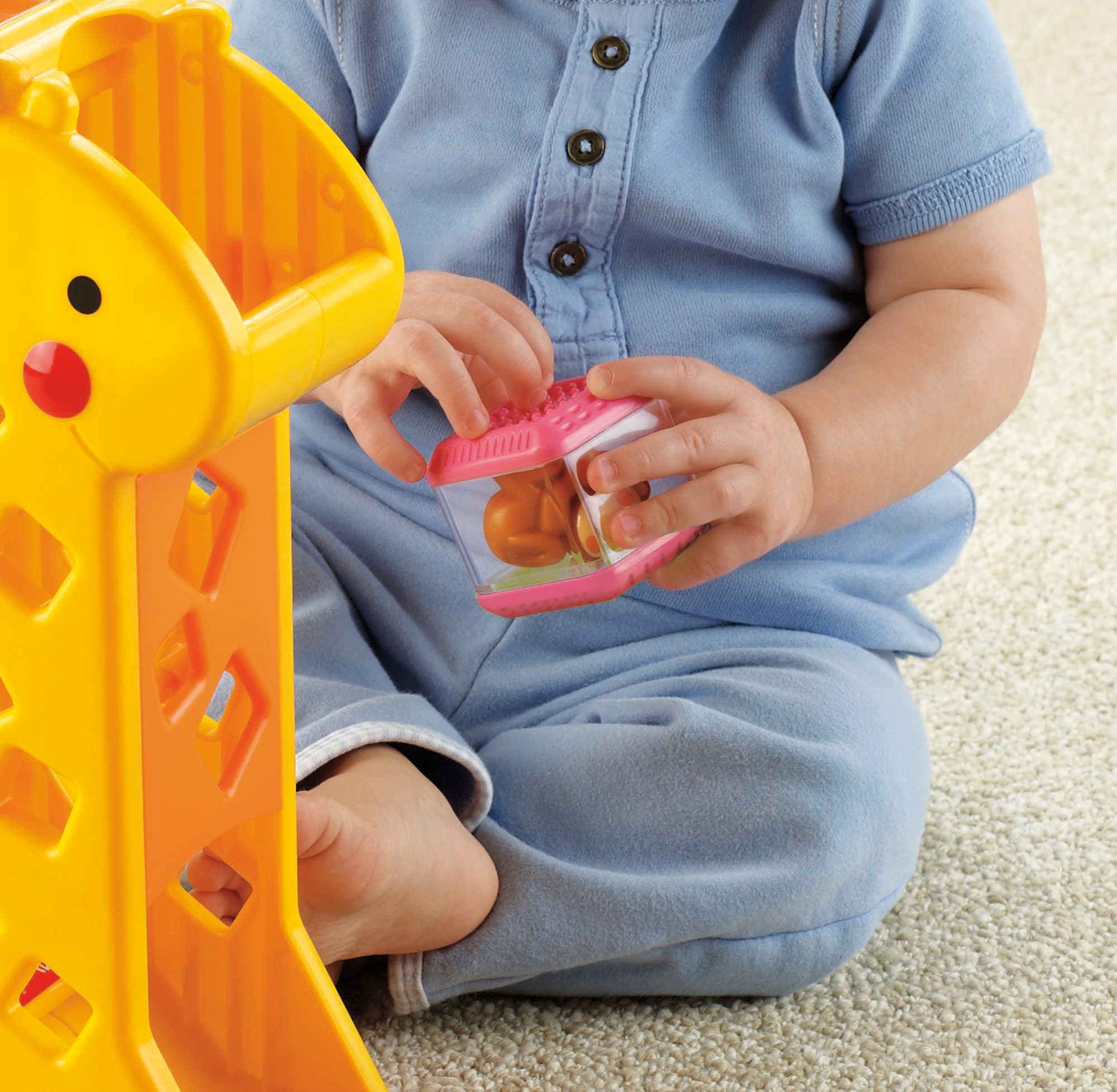 Fisher-Price Brinquedo para Bebês Girafa com Blocos - Image 4