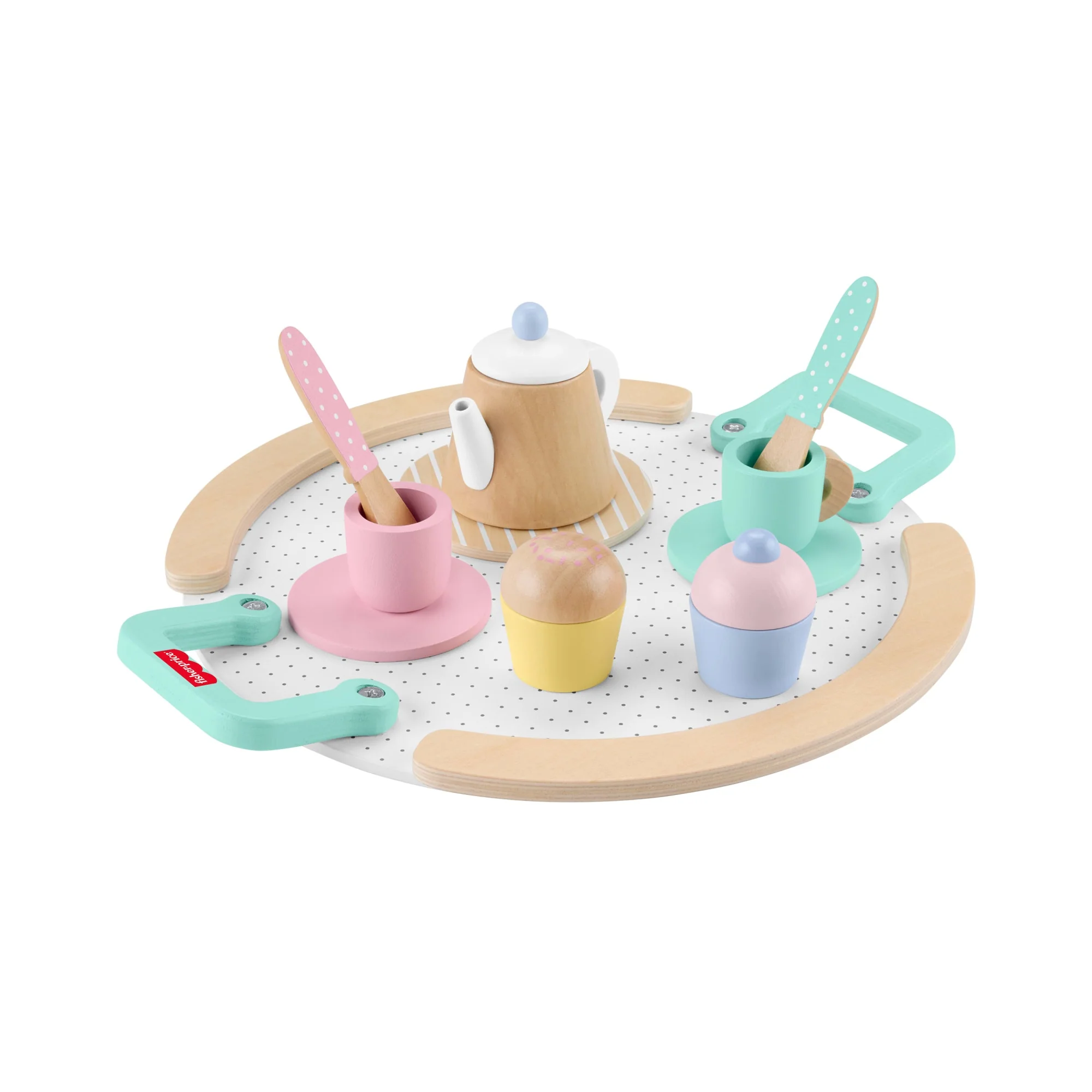 Fisher-Price Brinquedo para Bebês Jogo de Chá de Madeira - Image 4