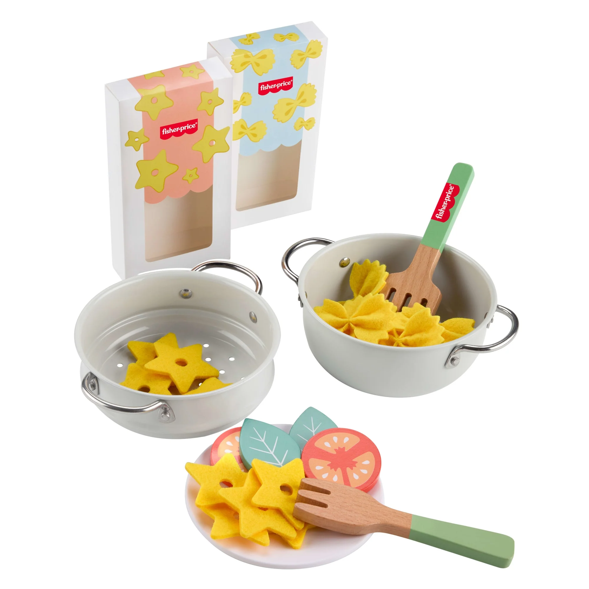 Fisher-Price Brinquedo para Bebês Kit para Preparar Macarrão de Madeira - Image 4