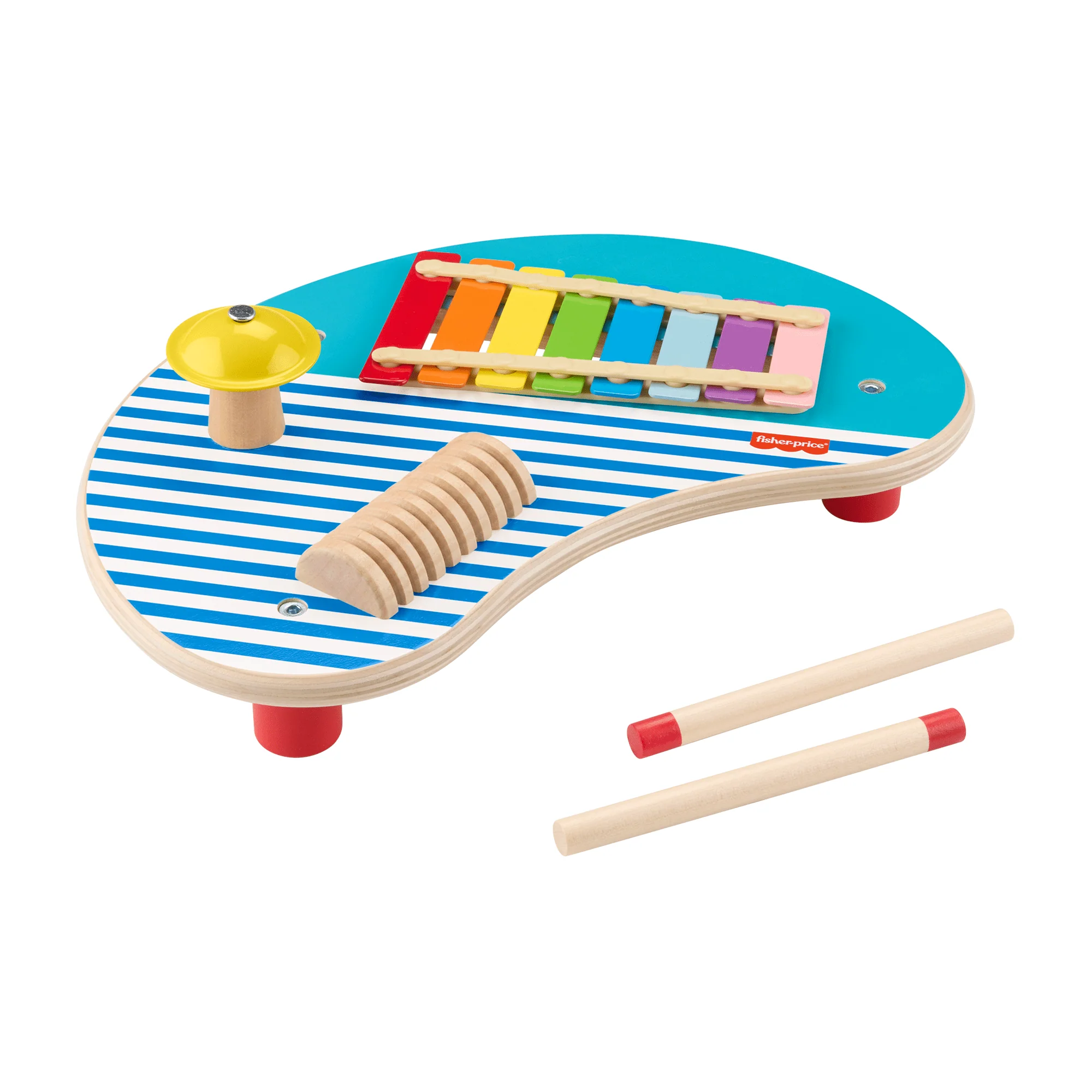 Fisher-Price Brinquedo para Bebês Mesa de Atividades Musicais de Madeira - Image 6