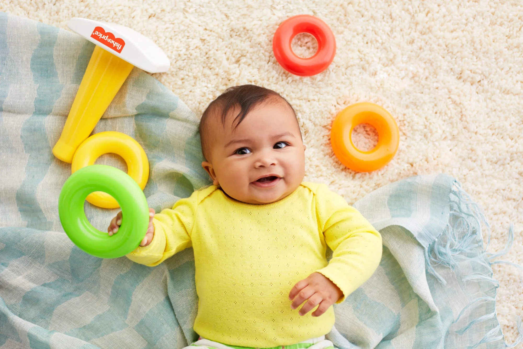 Fisher-Price Brinquedo para Bebês Pirâmide de Argolas - Image 4