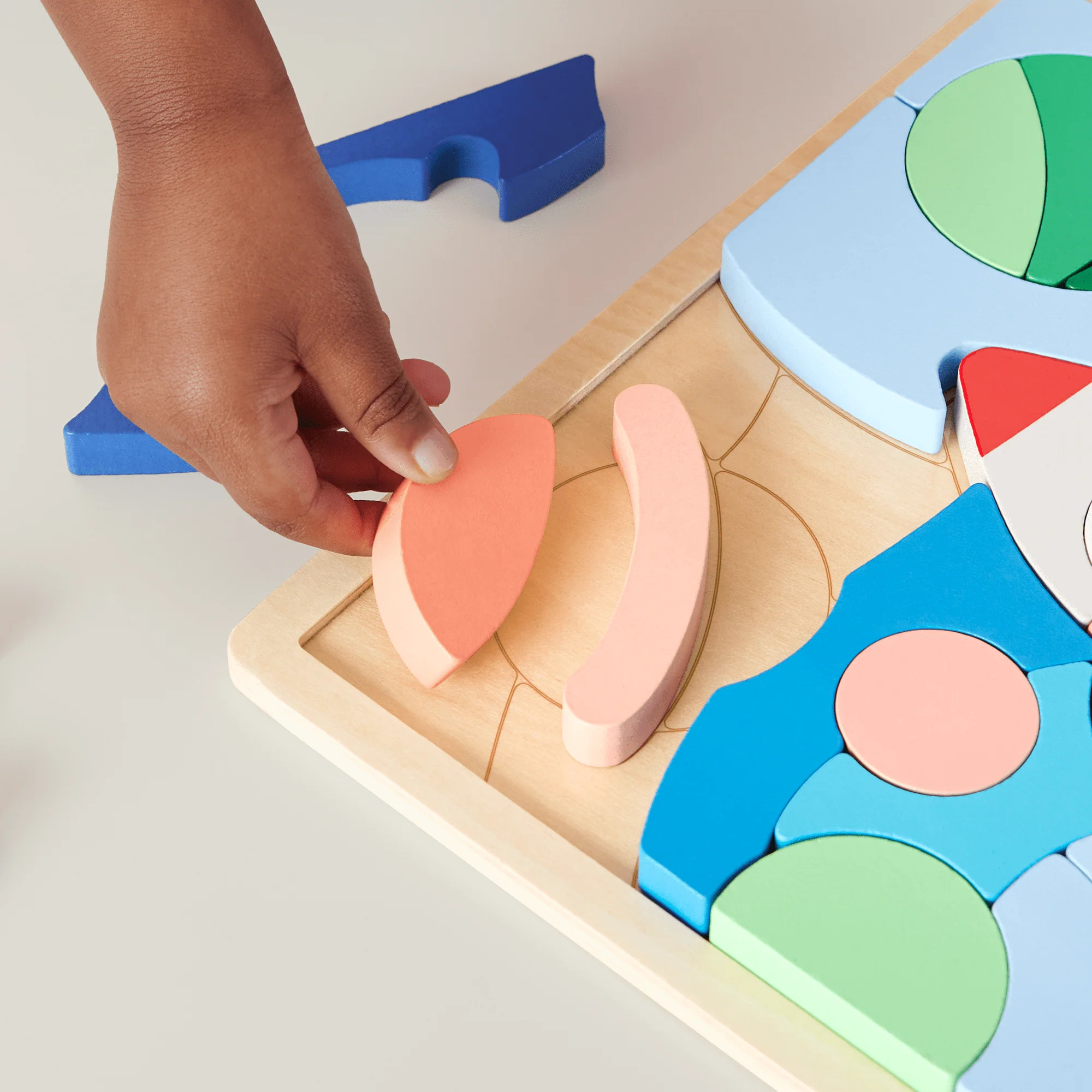 Fisher-Price Brinquedo para Bebês Quebra-cabeça de Madeira do Espaço - Image 3