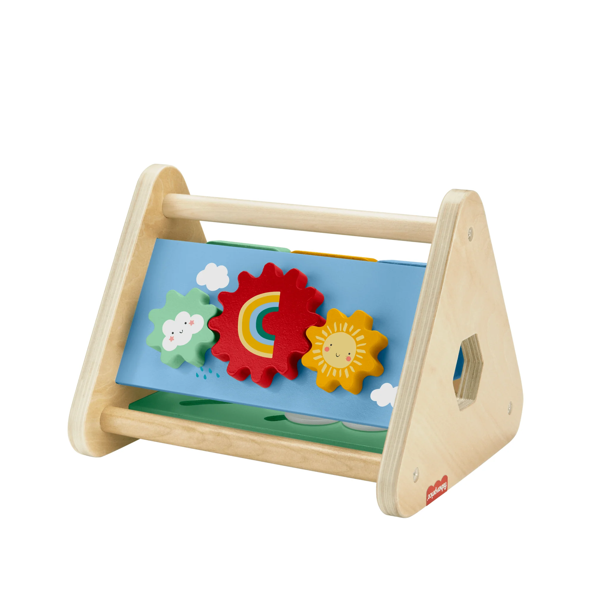 Fisher-Price Brinquedo para Bebês Triângulo de Atividades de Madeira - Image 4