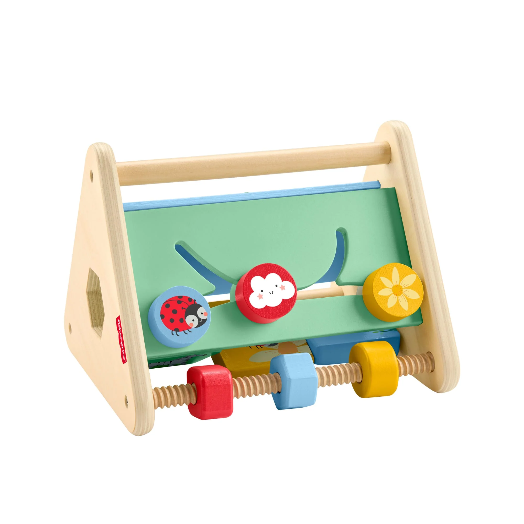 Fisher-Price Brinquedo para Bebês Triângulo de Atividades de Madeira - Image 5