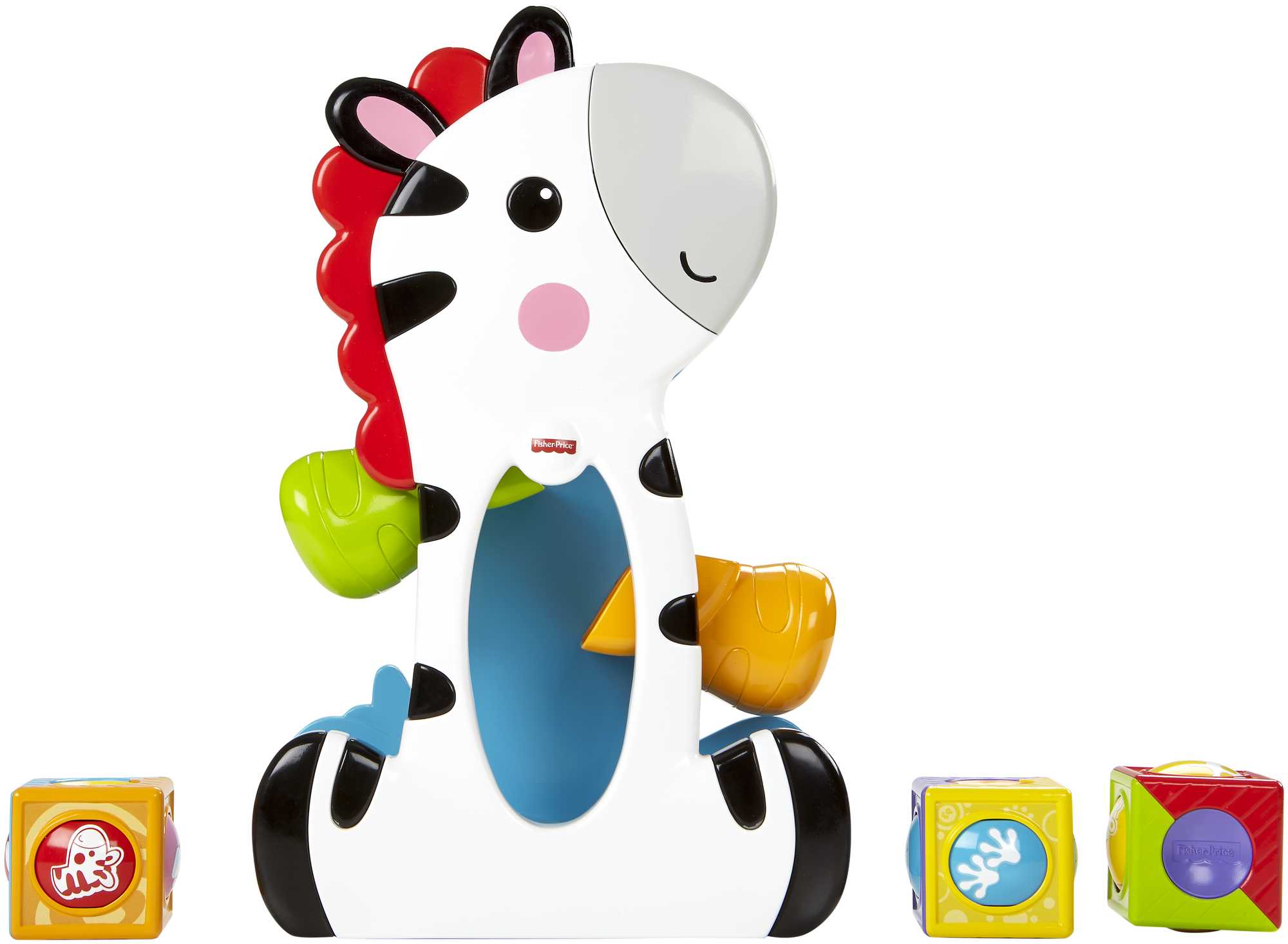Fisher-Price Brinquedo para Bebês Zebra Blocos Surpresa - Image 3
