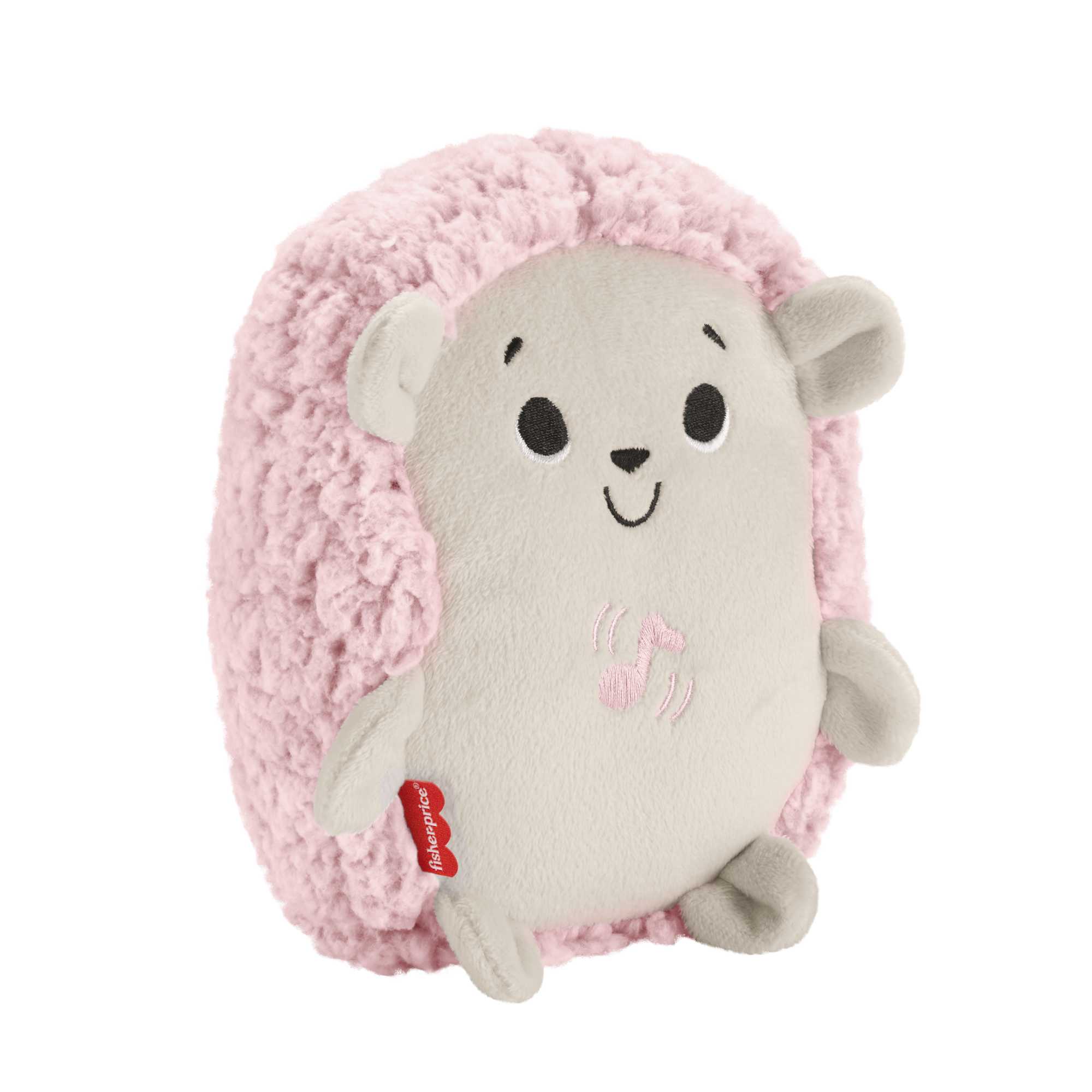 Fisher-Price Calming Vibes Hedgehog Soother, Pink Plush Sound Machine - Image 4