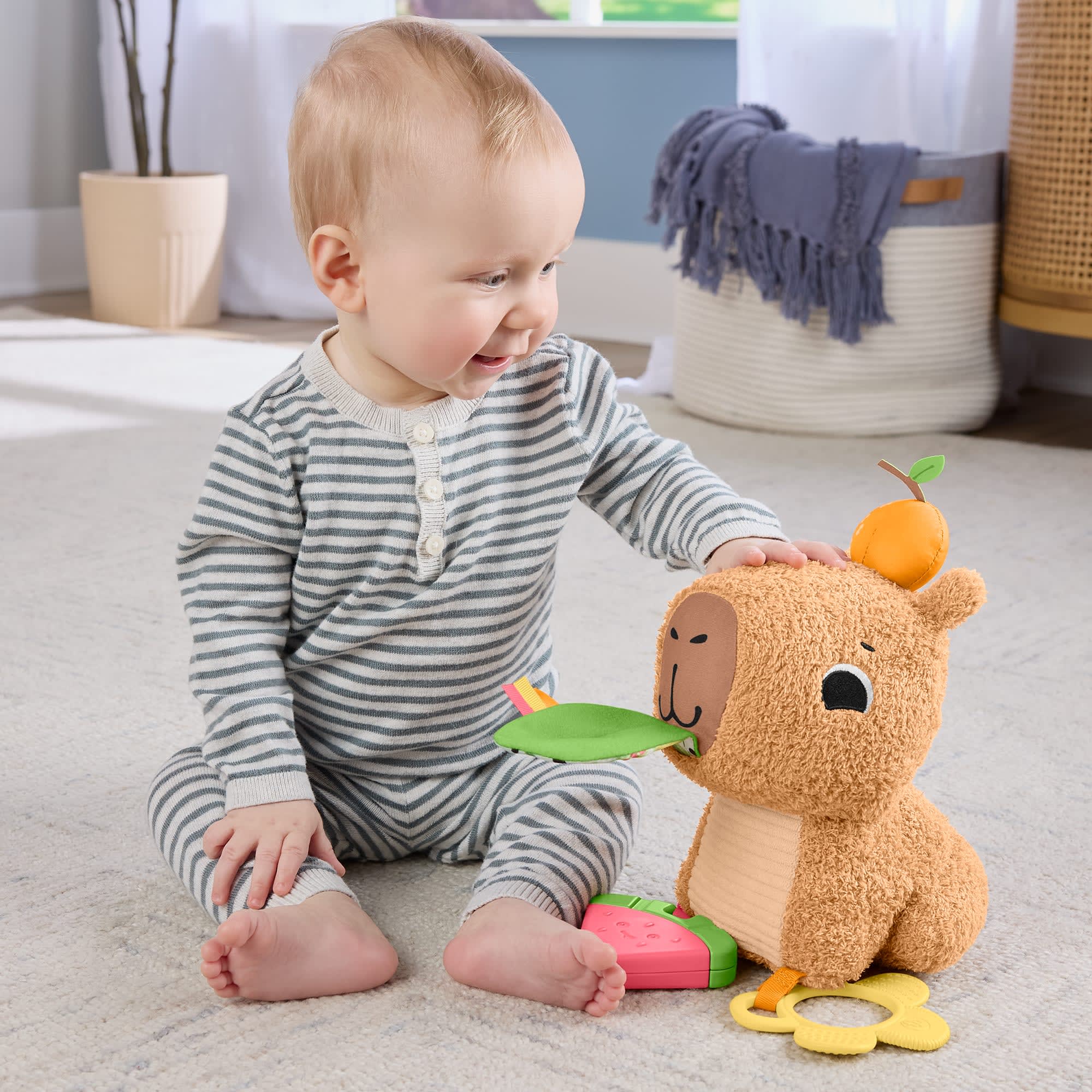 Fisher-Price®  Capy Gourmand Doux, Jouet Sensoriel Pour Nouveau-Nés - Image 2