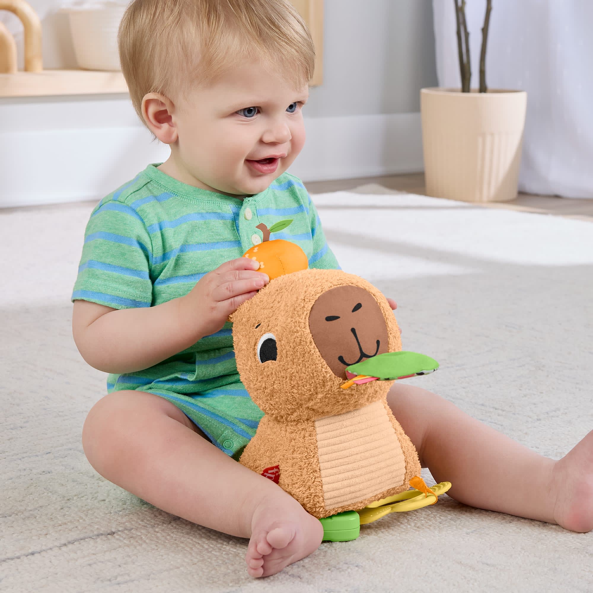 Fisher-Price®  Capy Gourmand Doux, Jouet Sensoriel Pour Nouveau-Nés - Image 3