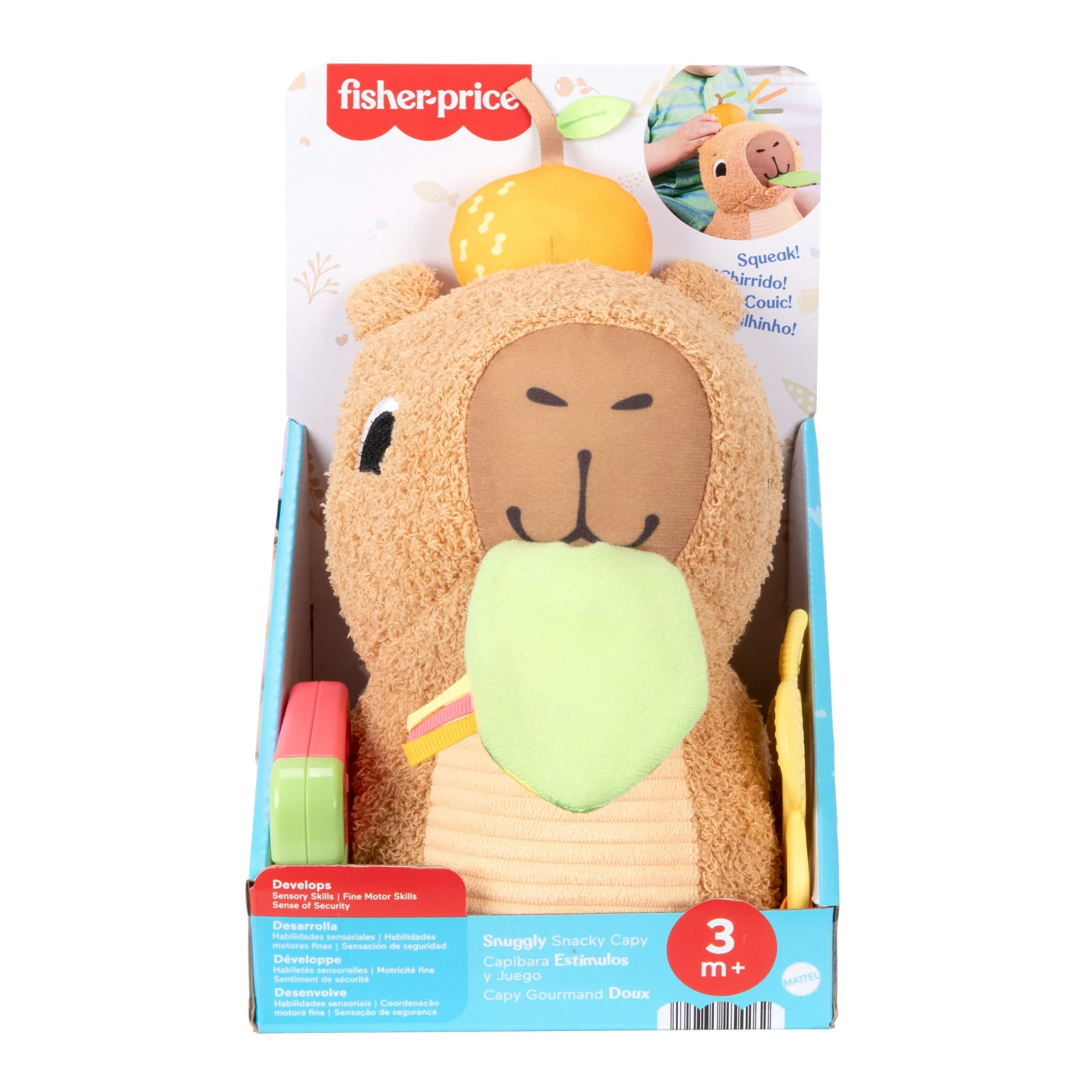 Fisher-Price®  Capy Gourmand Doux, Jouet Sensoriel Pour Nouveau-Nés - Image 6