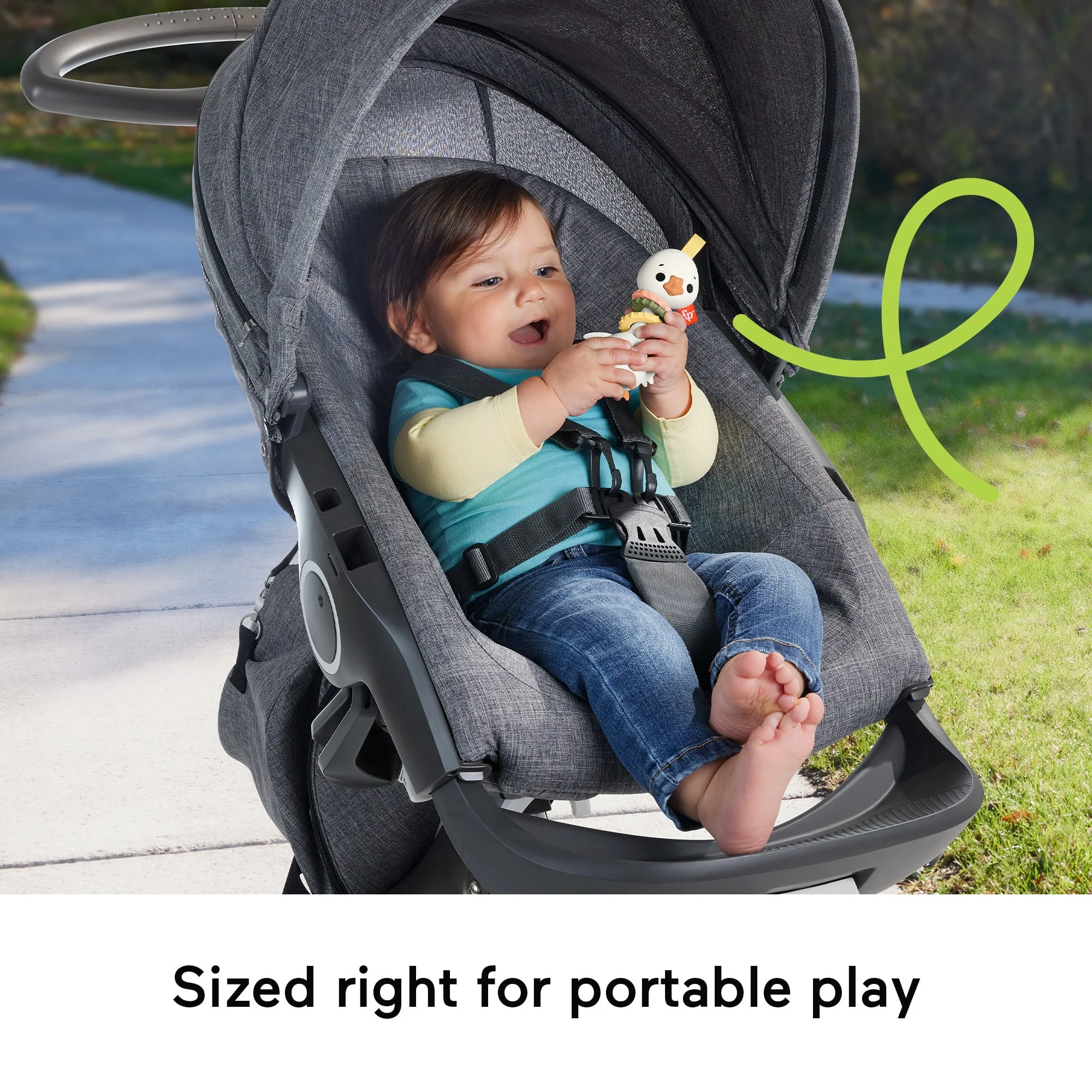 Fisher Price Clack & Quack Goose Baby Toy With Fine Motor Activity For Newborns - Image 5