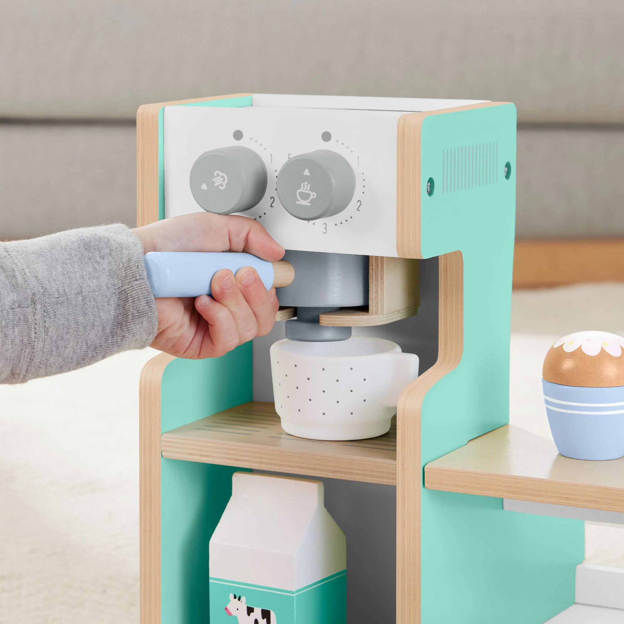 Fisher-Price®  Coffret Café en Bois, 20Éléments en Bois - Image 3