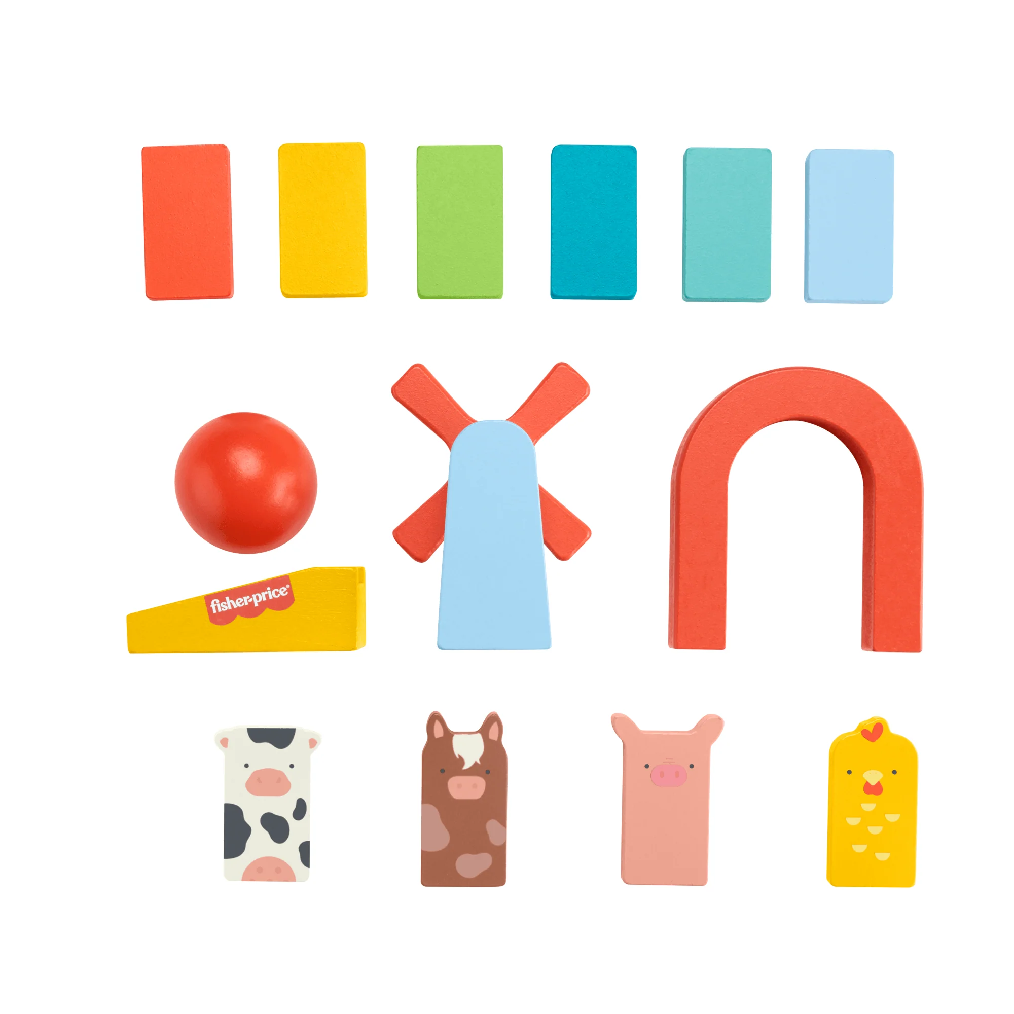 Fisher-Price  Coffret de Jeu Dominos en Bois, 72Éléments en Bois - Image 6