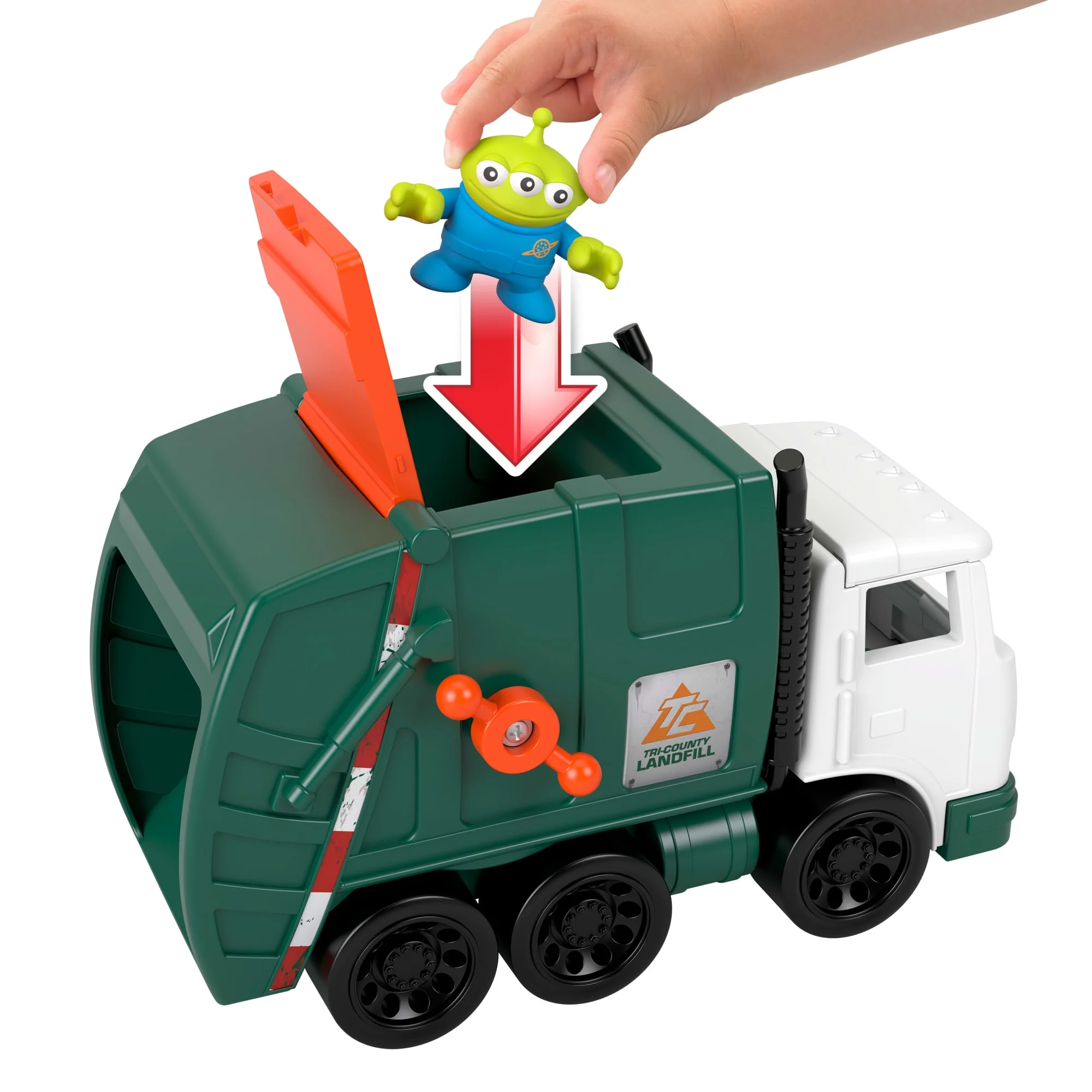Fisher Price-Disney Pixar   Toy Story Camion-Poubelle Avec 4 Figurines - Image 2