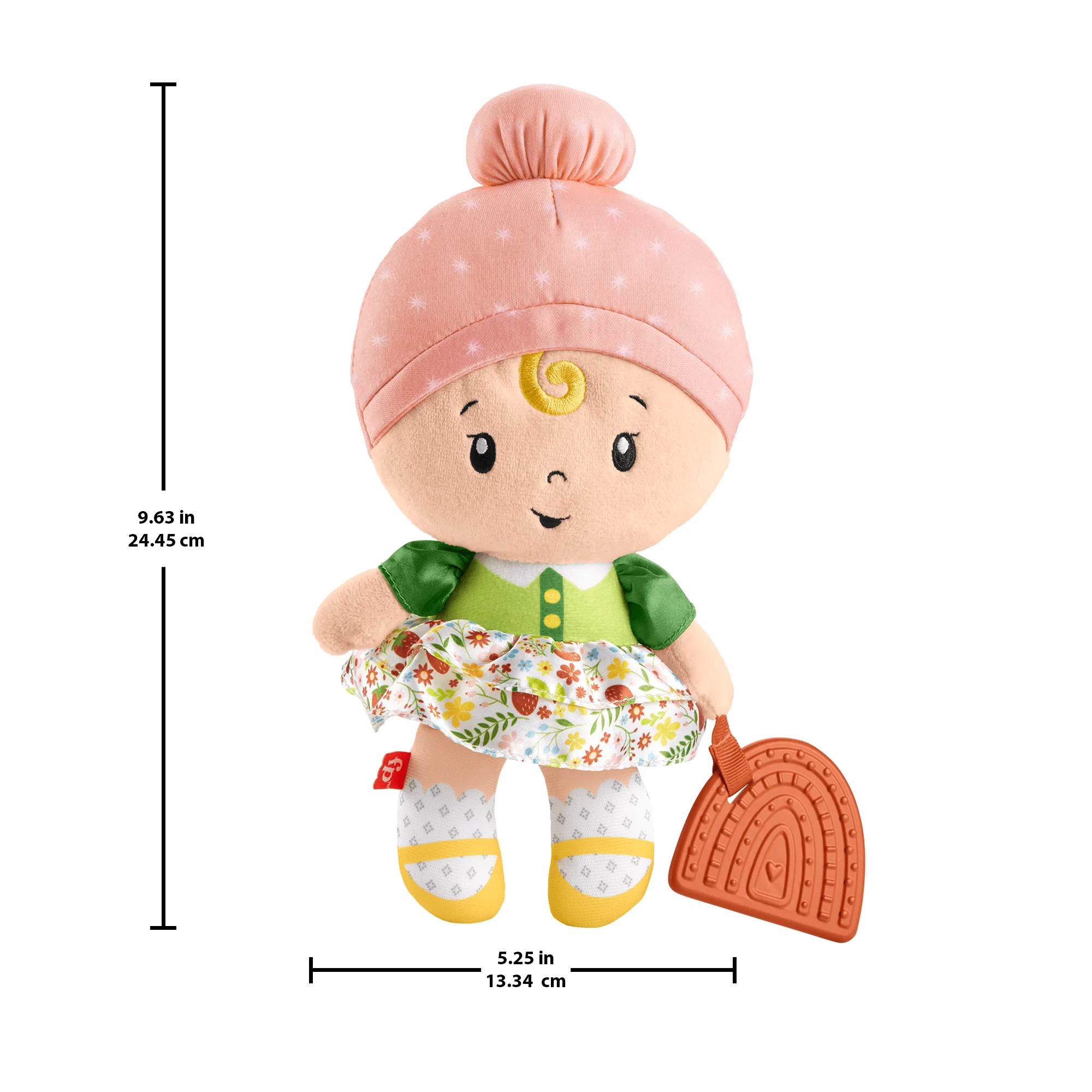 Fisher-Price Cuddle & Chime First Babydoll infant Sensory Toy, Styles May Vary - Image 5