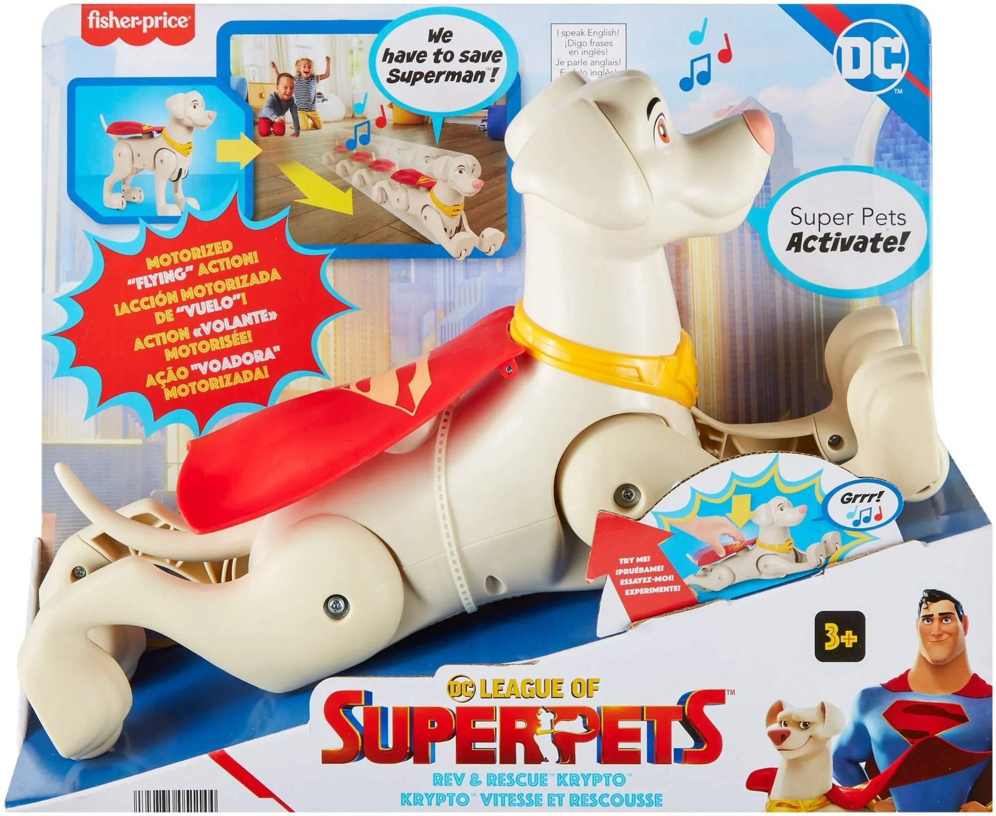Fisher-Price DC League Of Super-Pets Rev & Rescue Krypto - Image 6