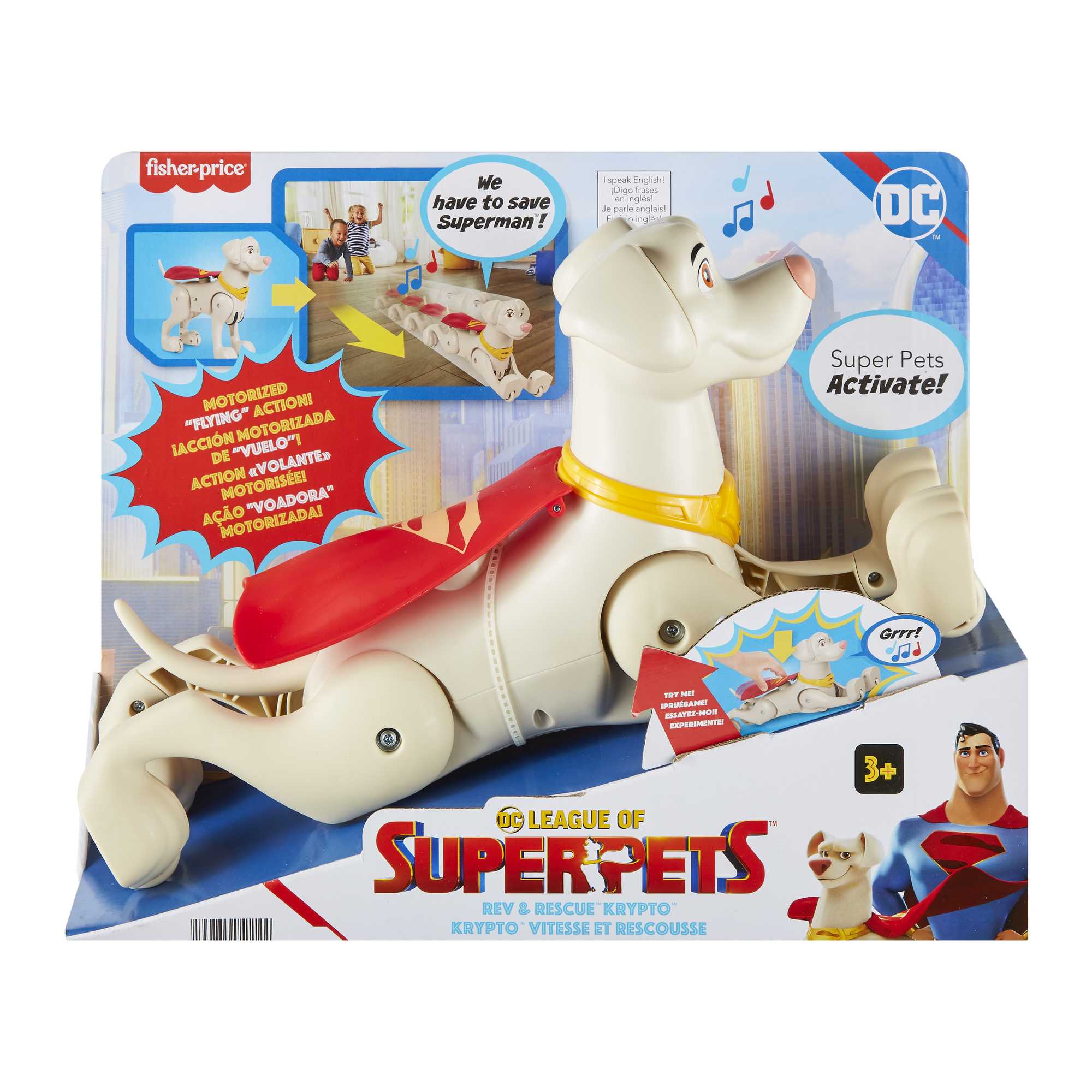 Fisher-Price DC League Of Super-Pets Rev & Rescue Krypto - Image 6