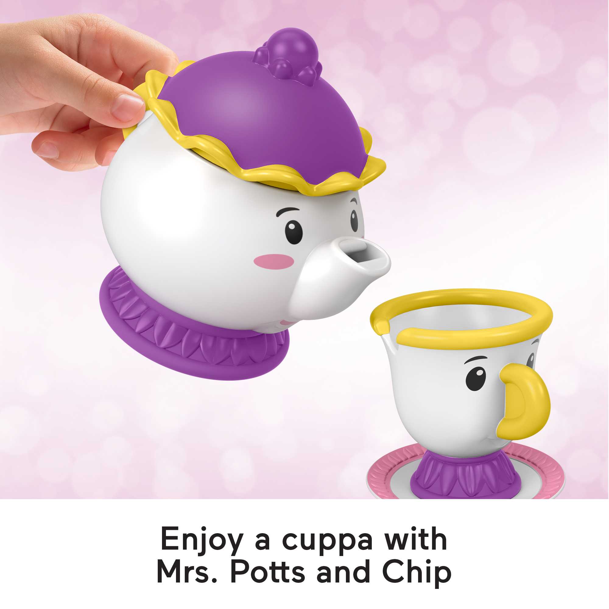 Disney Princess Time For Tea With Belle Playset By Little People - Image 4