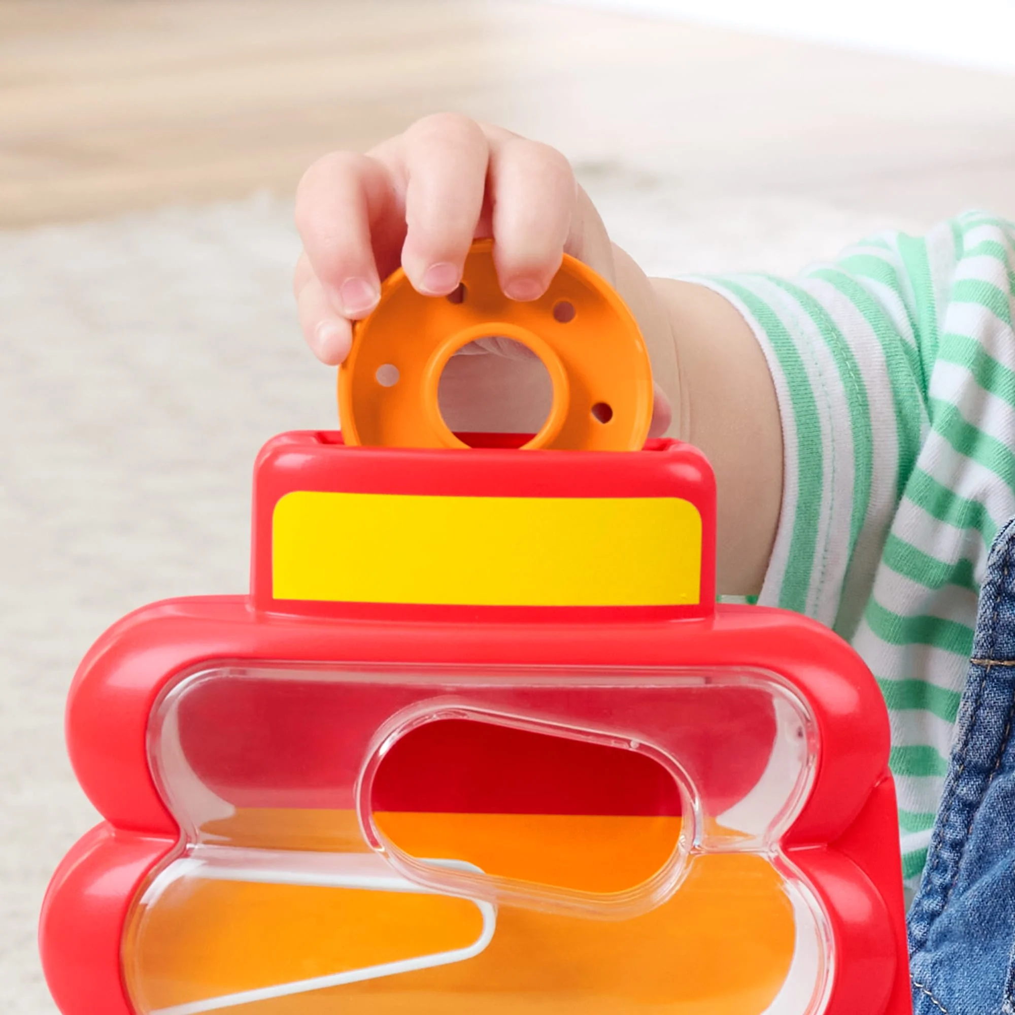 Fisher-Price-Empile-Tout Rigolo-Jouet D’Éveil Avec Jetons à Insérer - Image 3