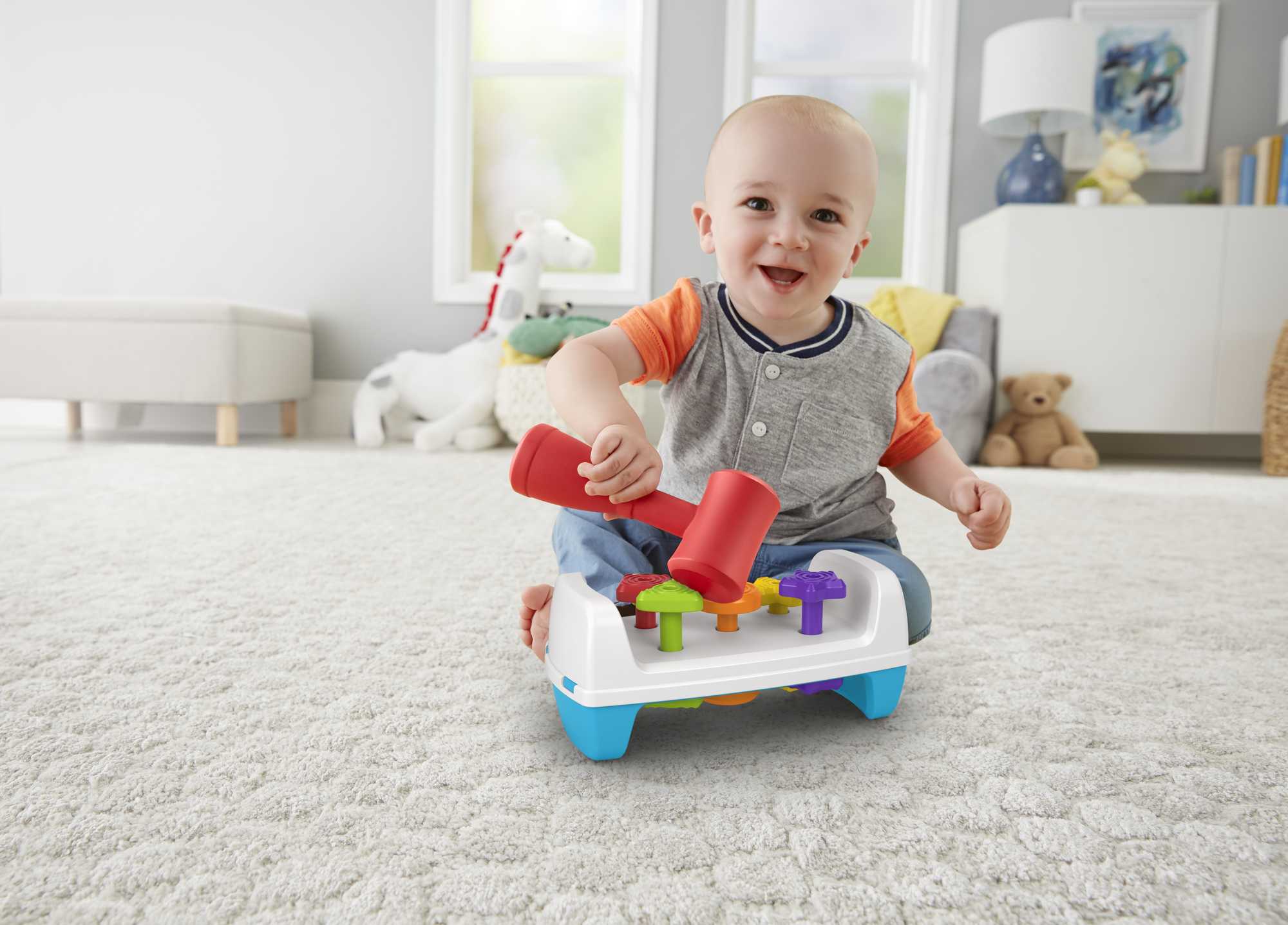 Établi Recto-Verso de Fisher-Price, Jouets à 2 Côtés Pour Bébés et Tout-Petits - Image 2
