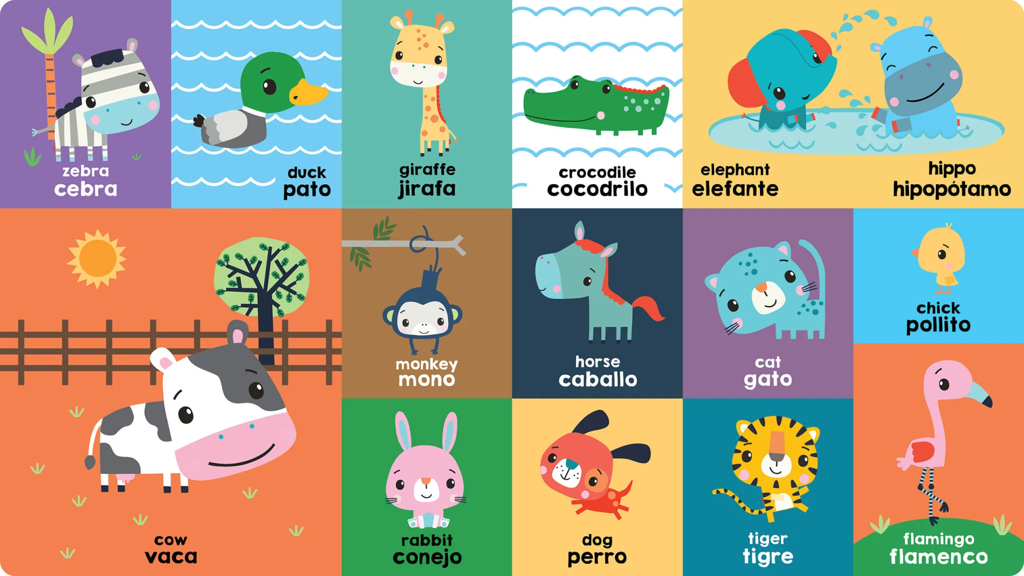 Fisher-Price First 100 Words (Primeras 100 Palabras) Board Book in English & Spanish - Image 3