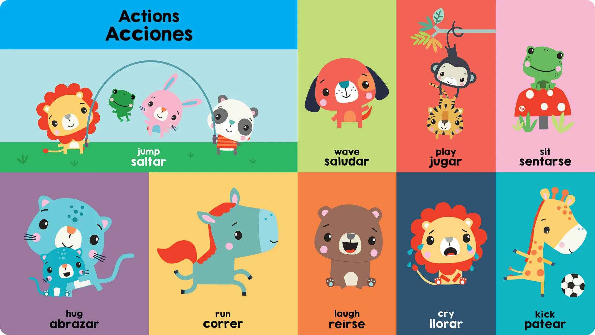 Fisher-Price First 100 Words (Primeras 100 Palabras) Board Book in English & Spanish - Image 4