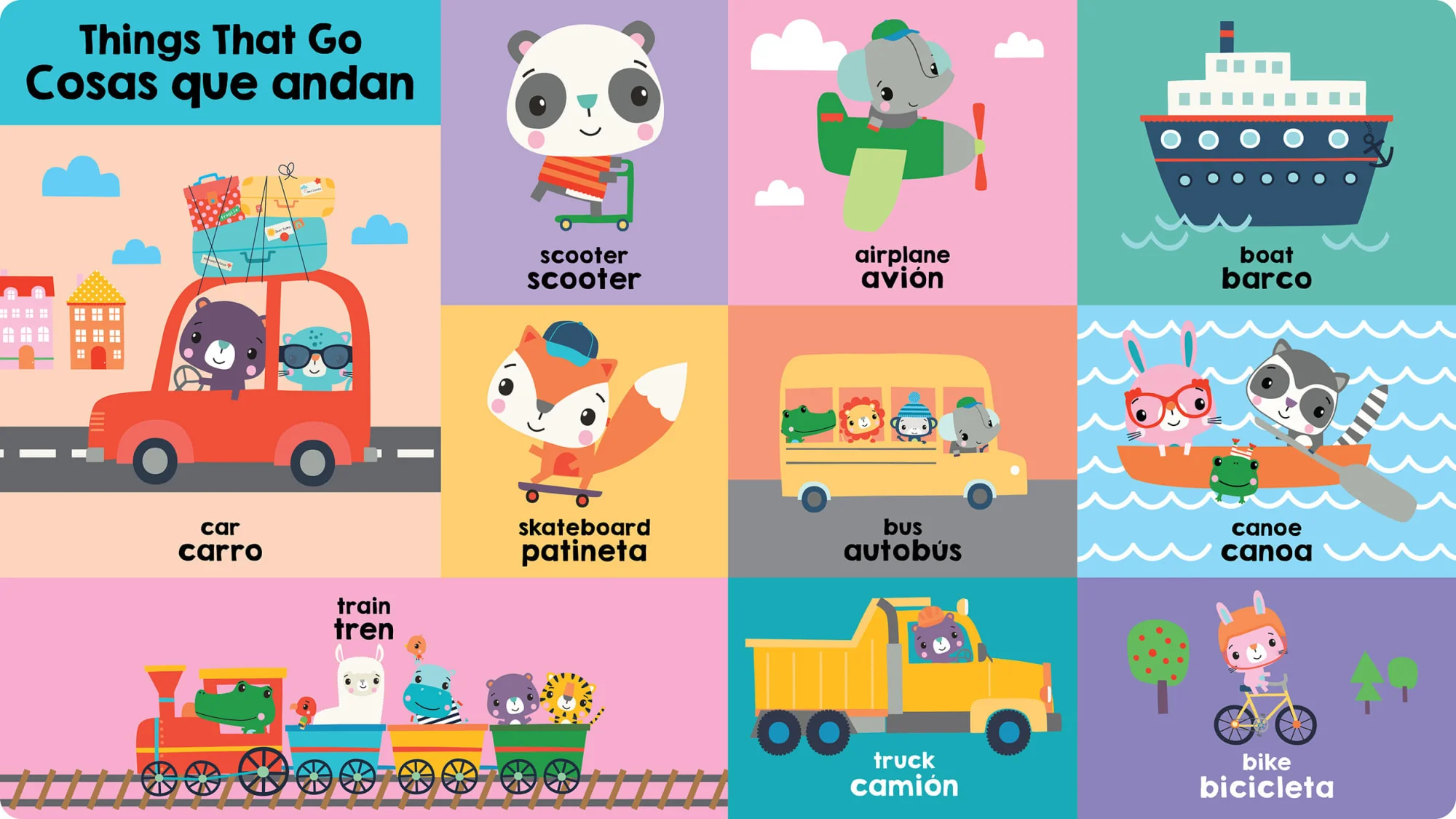 Fisher-Price First 100 Words (Primeras 100 Palabras) Board Book in English & Spanish - Image 5