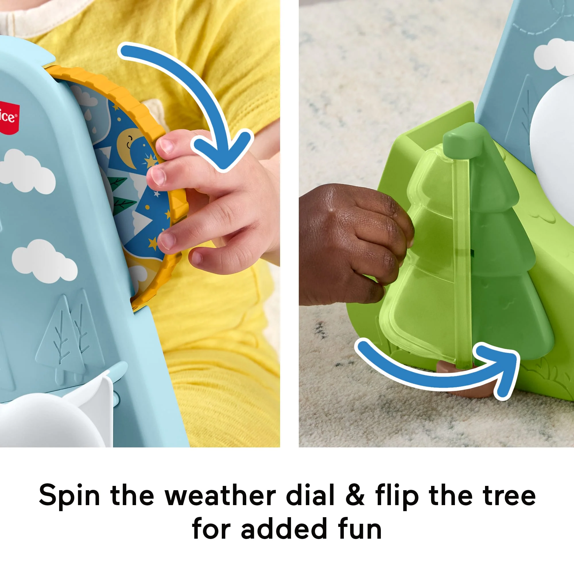 Fisher-Price Friendship Forest Ball Drop Mountain Developmental Activity Toy For Baby, 5 Balls - Image 4