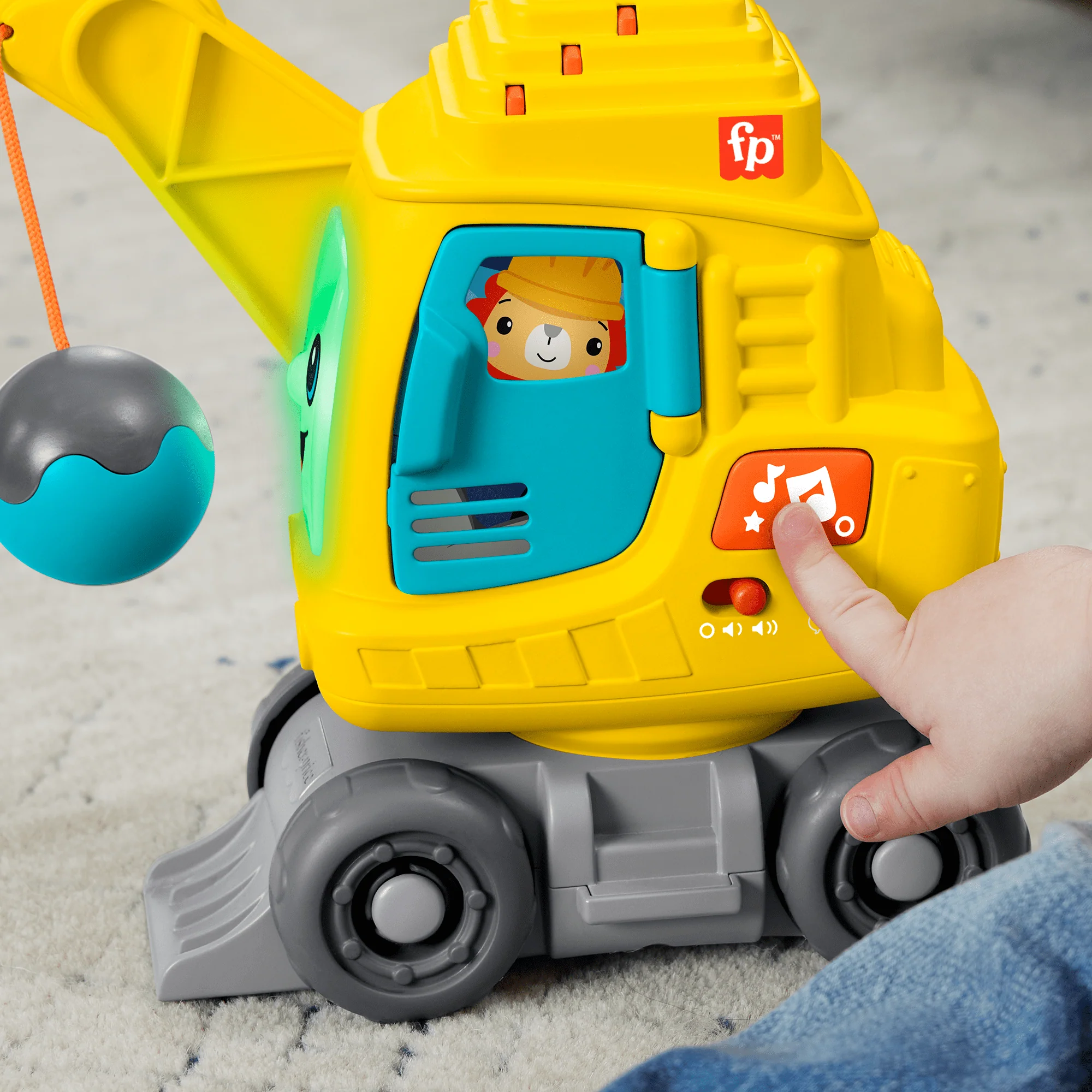 Fisher-Price  Grue Comptage et Empilage, Blocs, Lumières, Sons, Mult. - Image 3