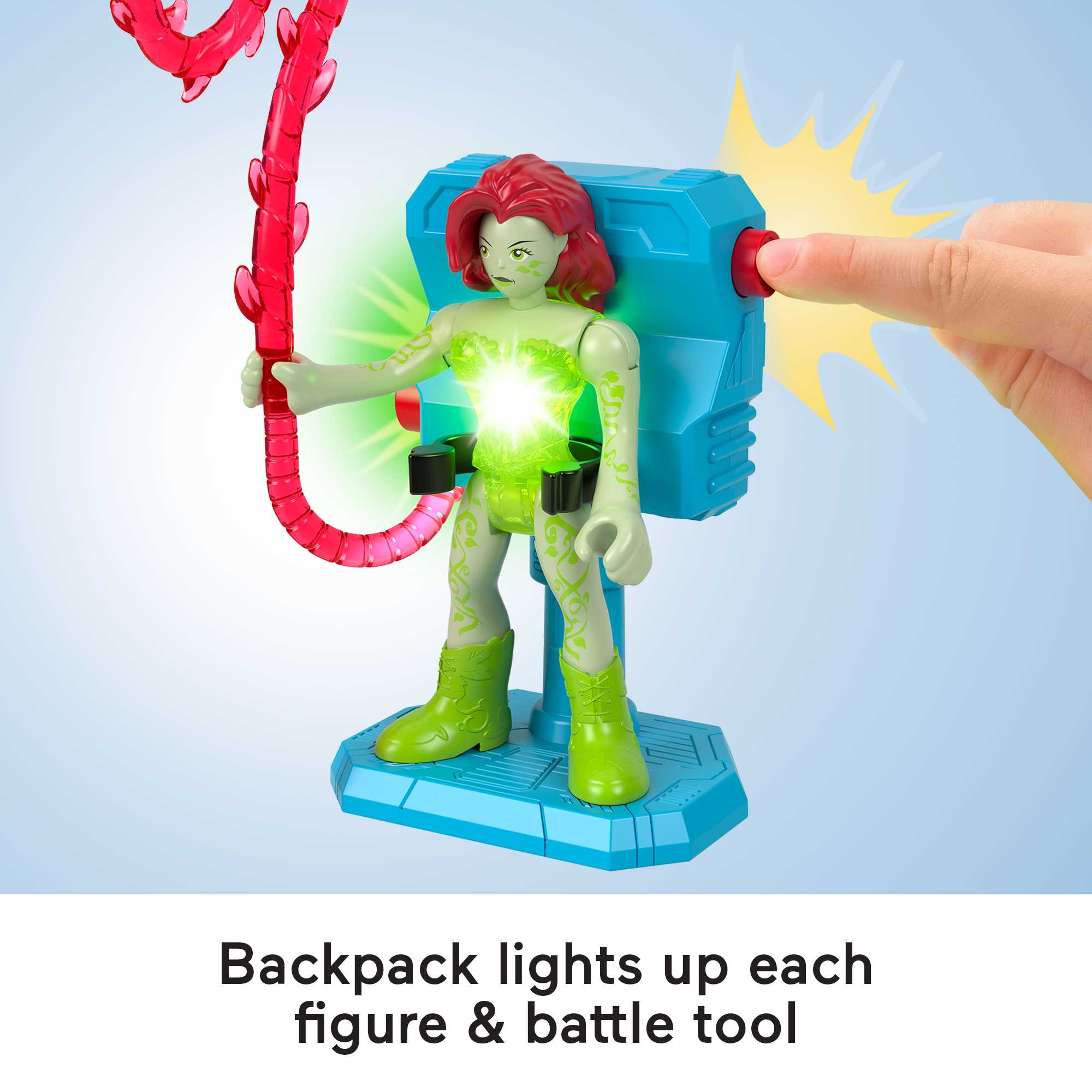 Imaginext DC Super Friends Batman Battle Multipack, 9-Piece Figure Set With Lights For Preschool Kids - Image 4