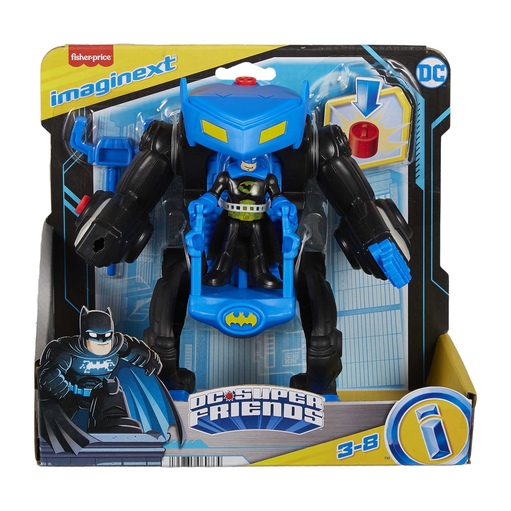 Fisher-Price Imaginext DC Super Friends Batman Battling Robot - Image 6