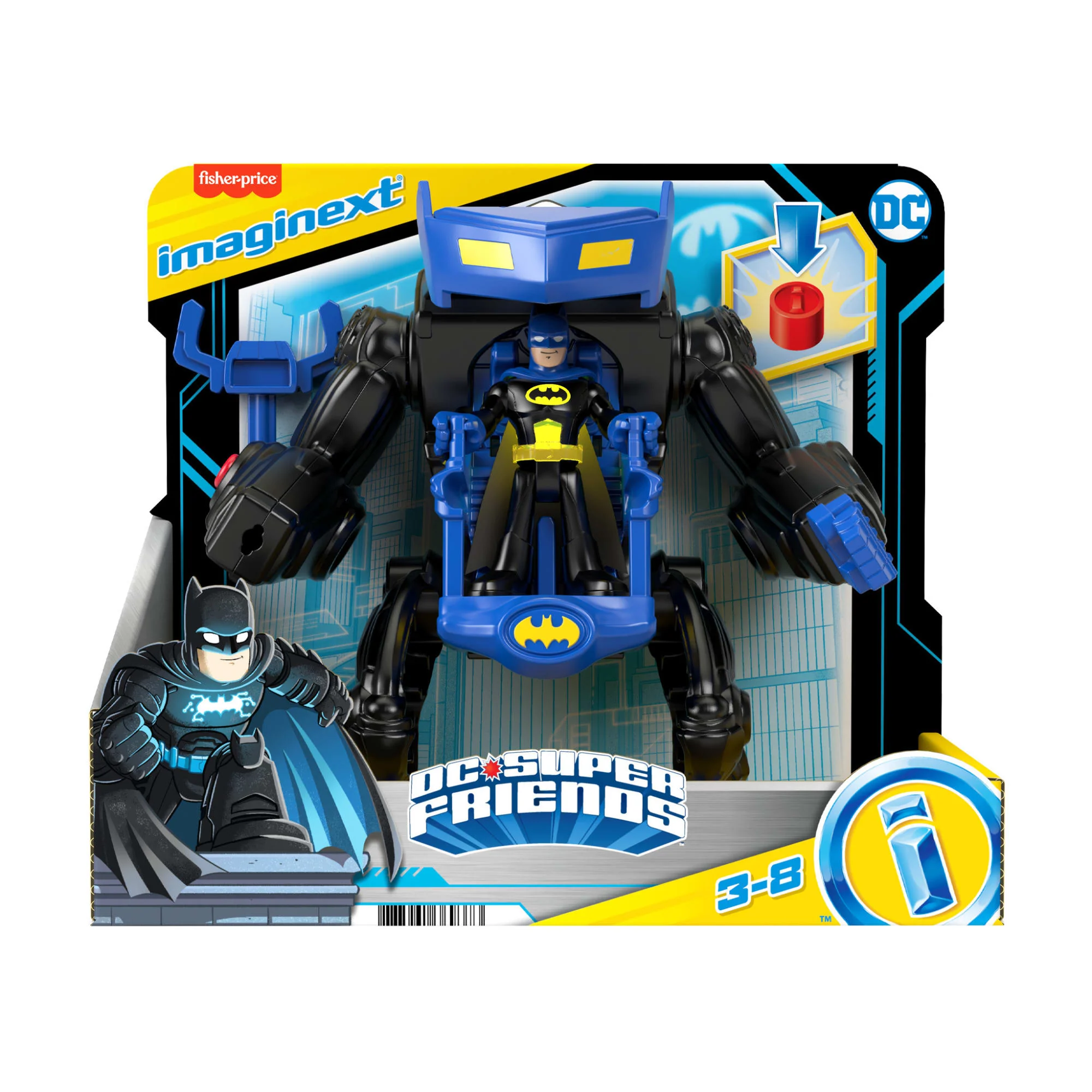 Fisher-Price Imaginext DC Super Friends Le Robot de Combat de Batman - Image 6