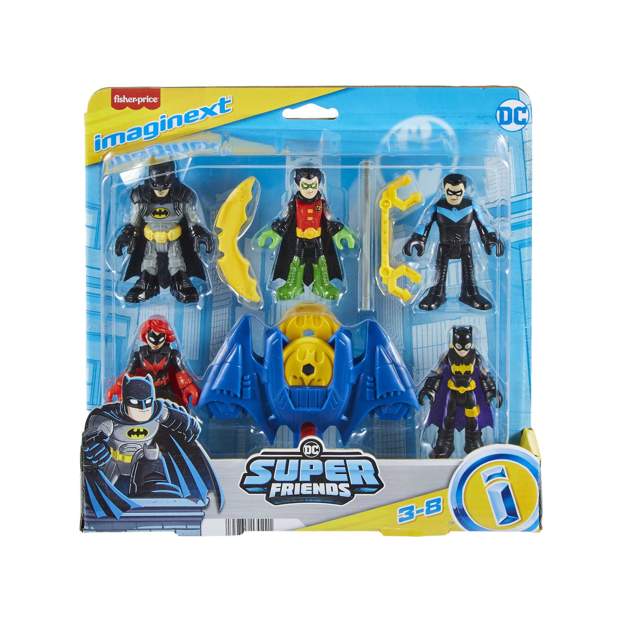 Fisher-Price Imaginext DC Super Friends-Multi-Coffret Famille Batman - Image 6
