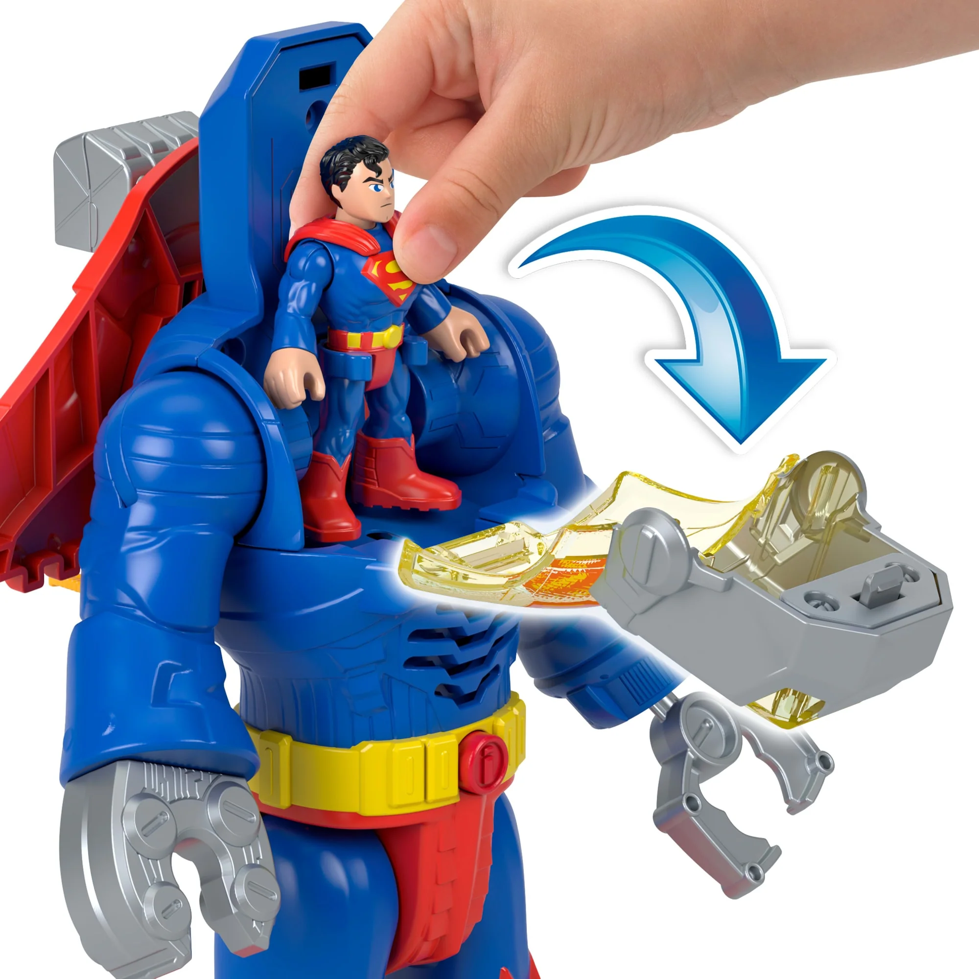 Imaginext® Dc Super Friends™ Planeur et Exosquelette de Superman - Image 3