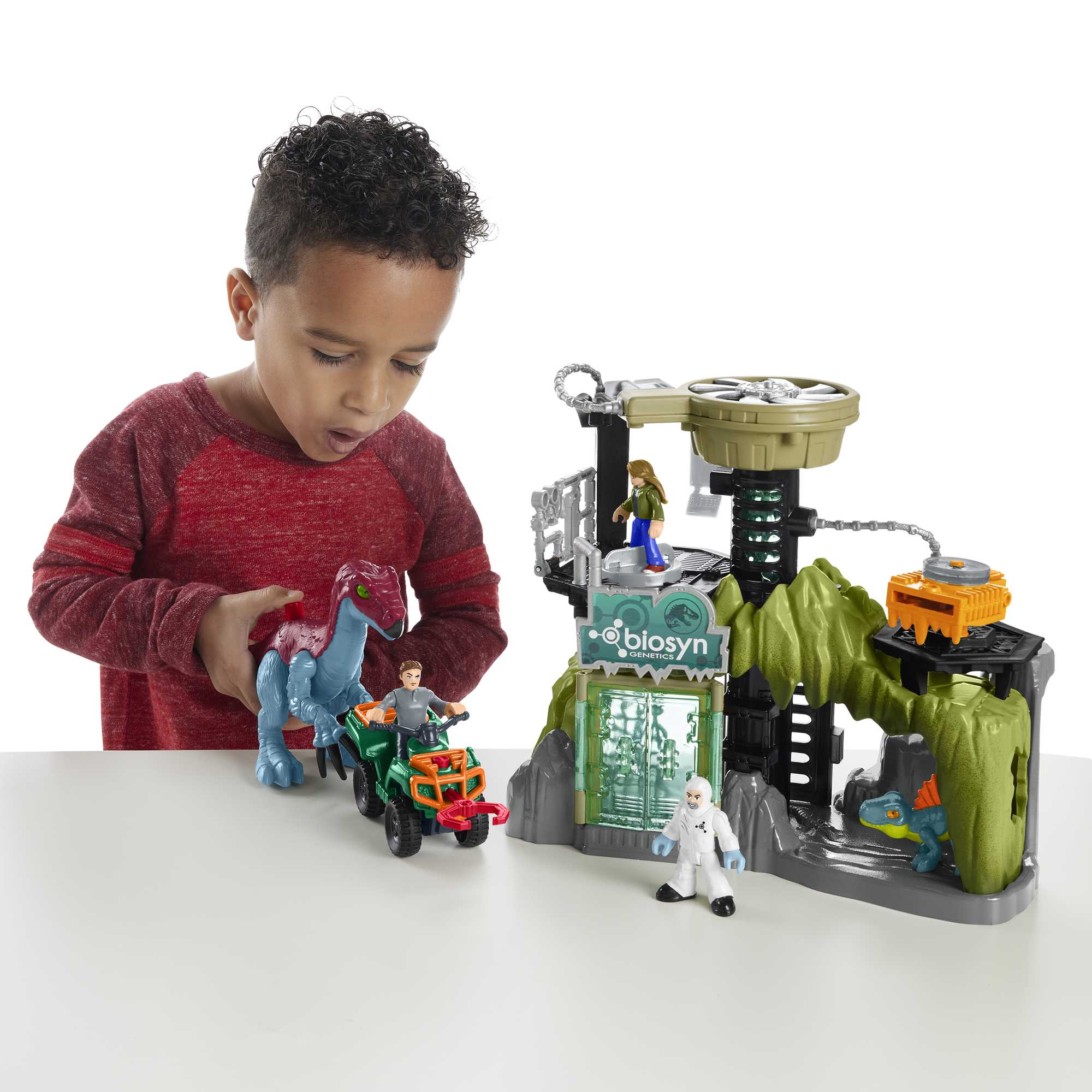 Imaginext Jurassic World Le Labo des Dinosaures, Figurines, 6 Élém. - Image 2