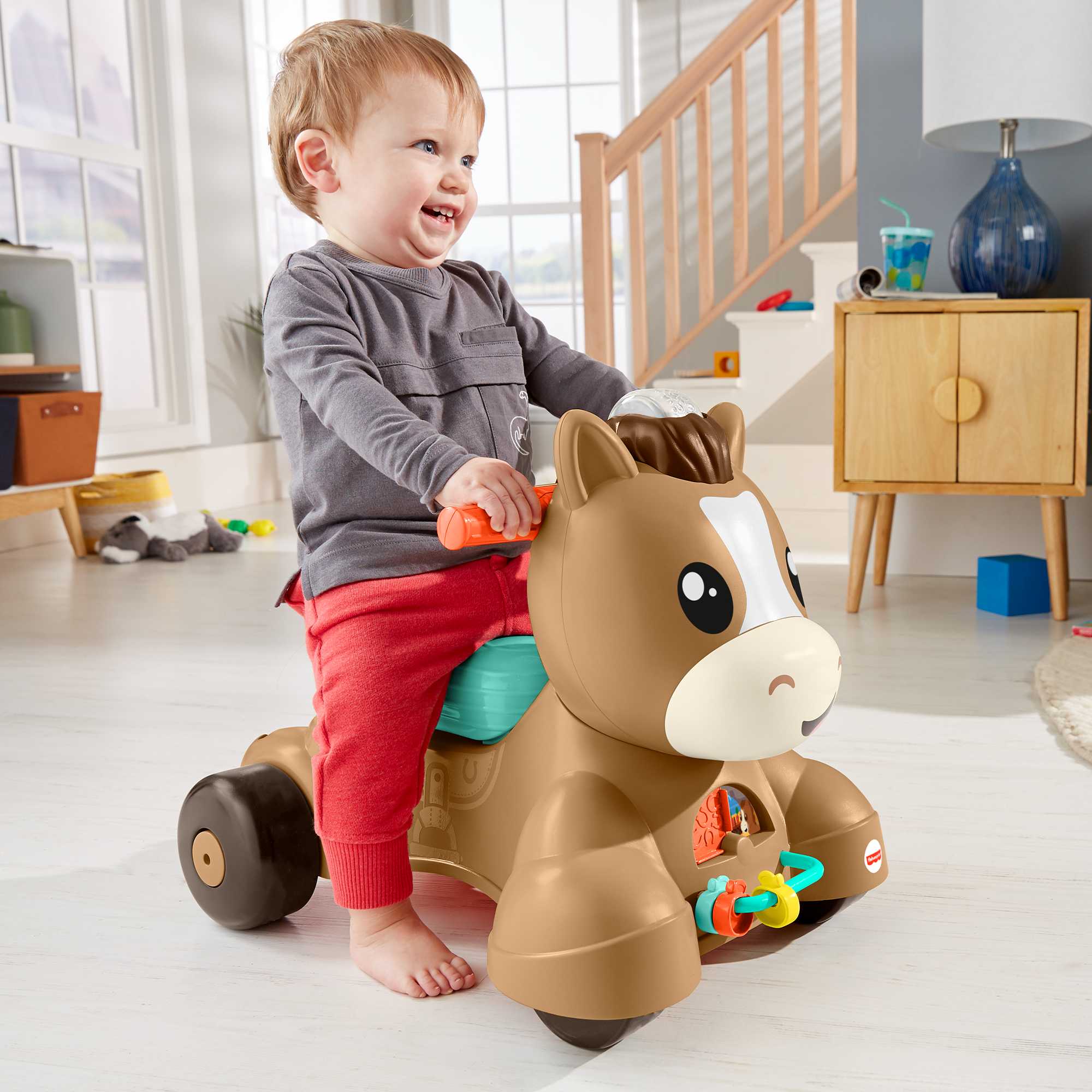 Fisher-Price Jouet Musical Mon Poney 3 en 1 Version Anglaise et Française - Image 2