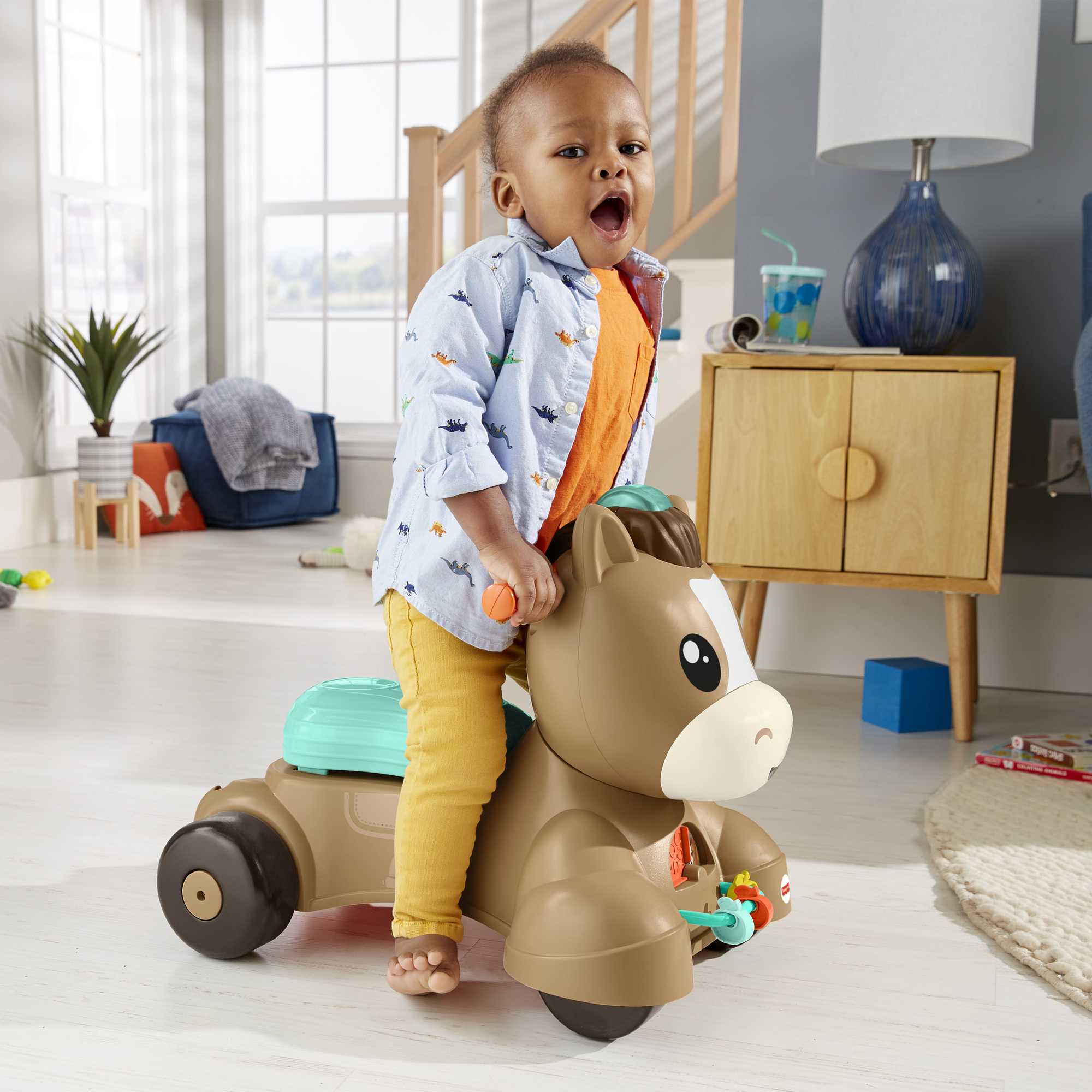 Fisher-Price Jouet Musical Mon Poney 3 en 1 Version Anglaise et Française - Image 3