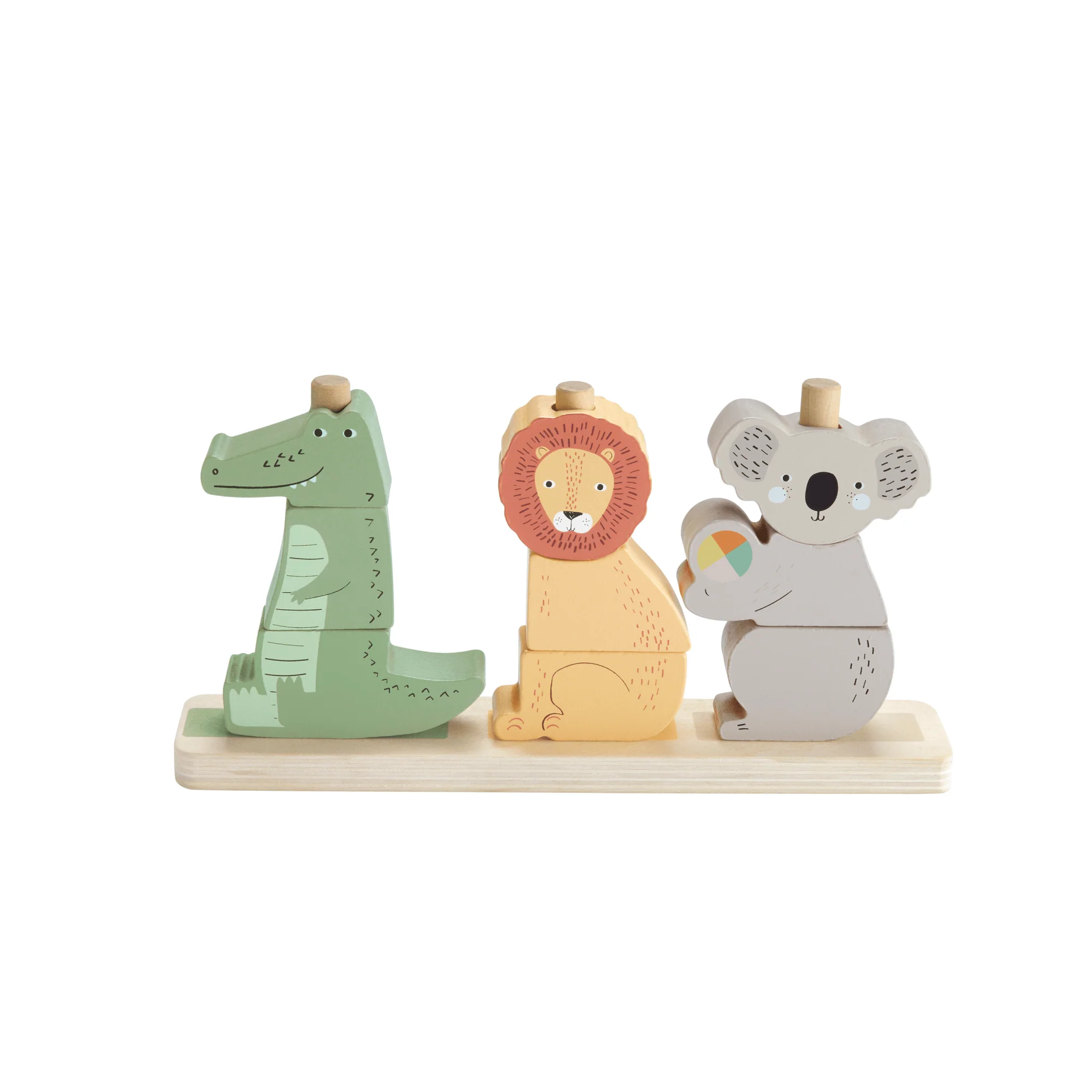 Fisher-Price Juguete para Bebés Animalitos Apilables de Madera - Image 6