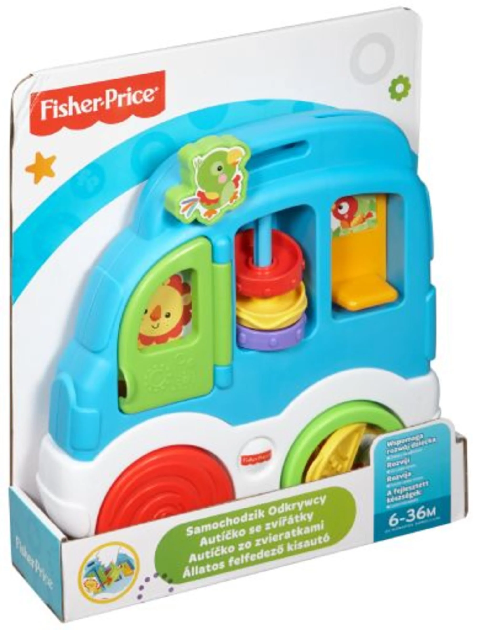 Fisher-Price Juguete para Bebés Auto Actividades de Animales - Image 2