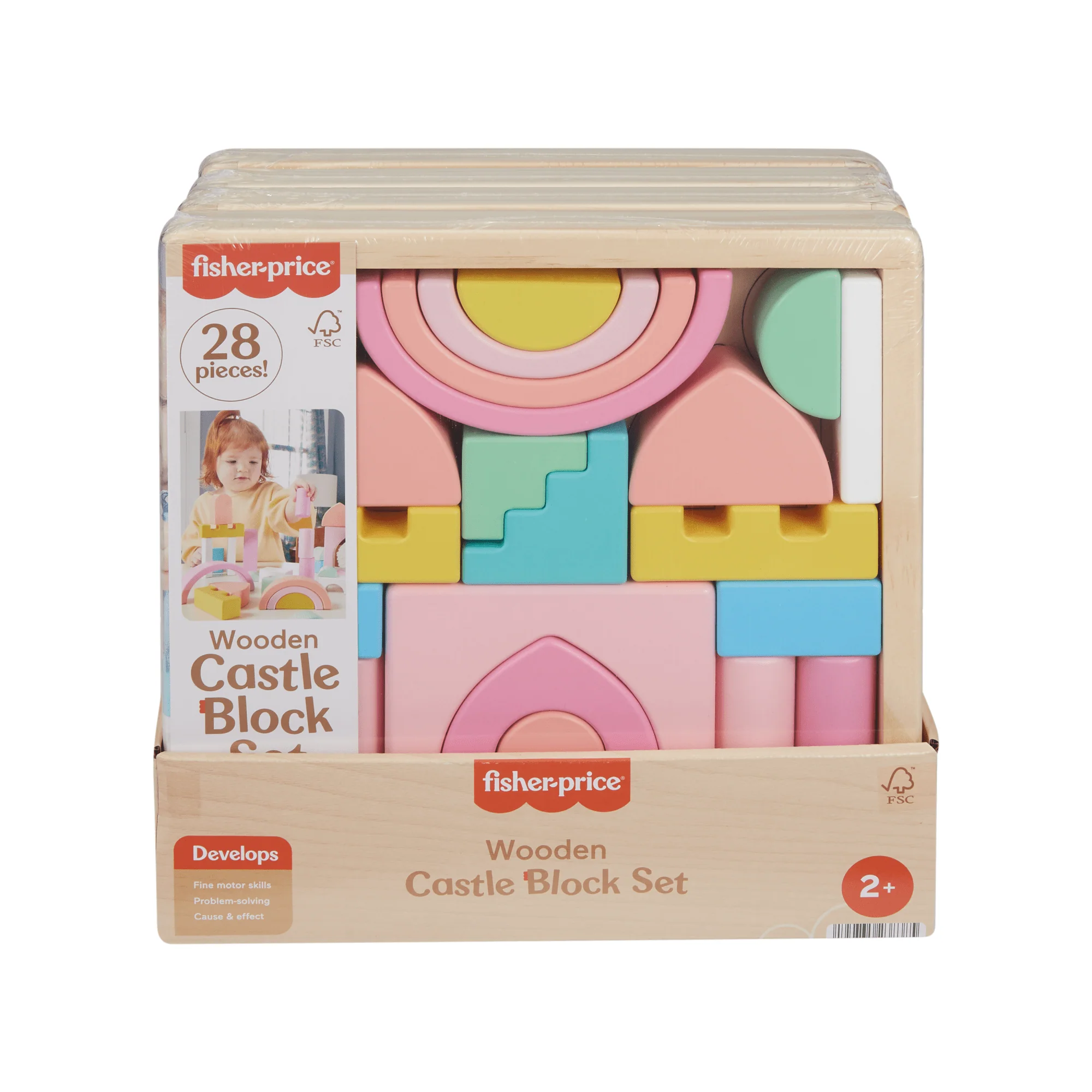 Fisher-Price Juguete para Bebés Castillo de Bloques de Madera - Image 6