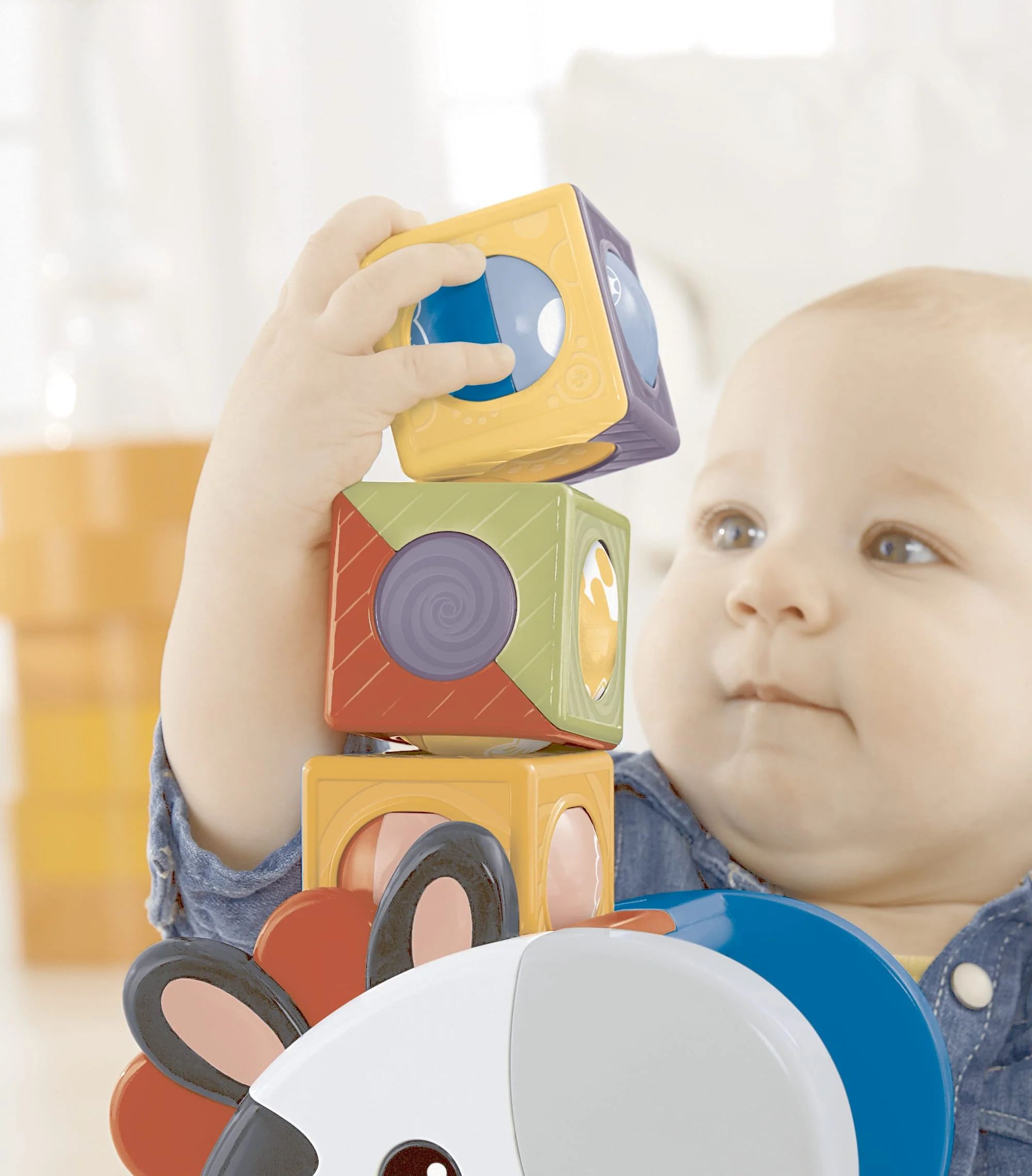 Fisher-Price Juguete para Bebés Cebra Bloques de Actividades - Image 4