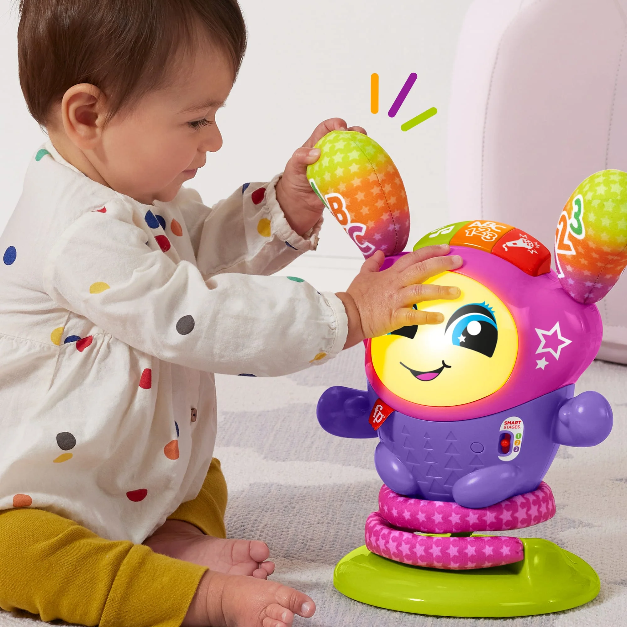 Fisher-Price Juguete para Bebés Dj Belle Salta y Aprende - Image 3