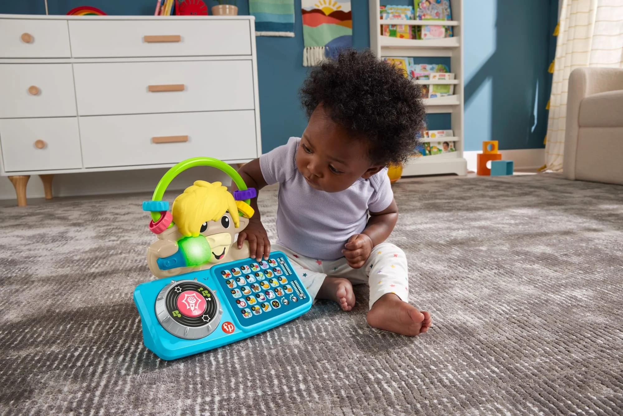 Fisher-Price Juguete para Bebés Escuadrón Musical Búfalo Primeras Palabras - Image 2