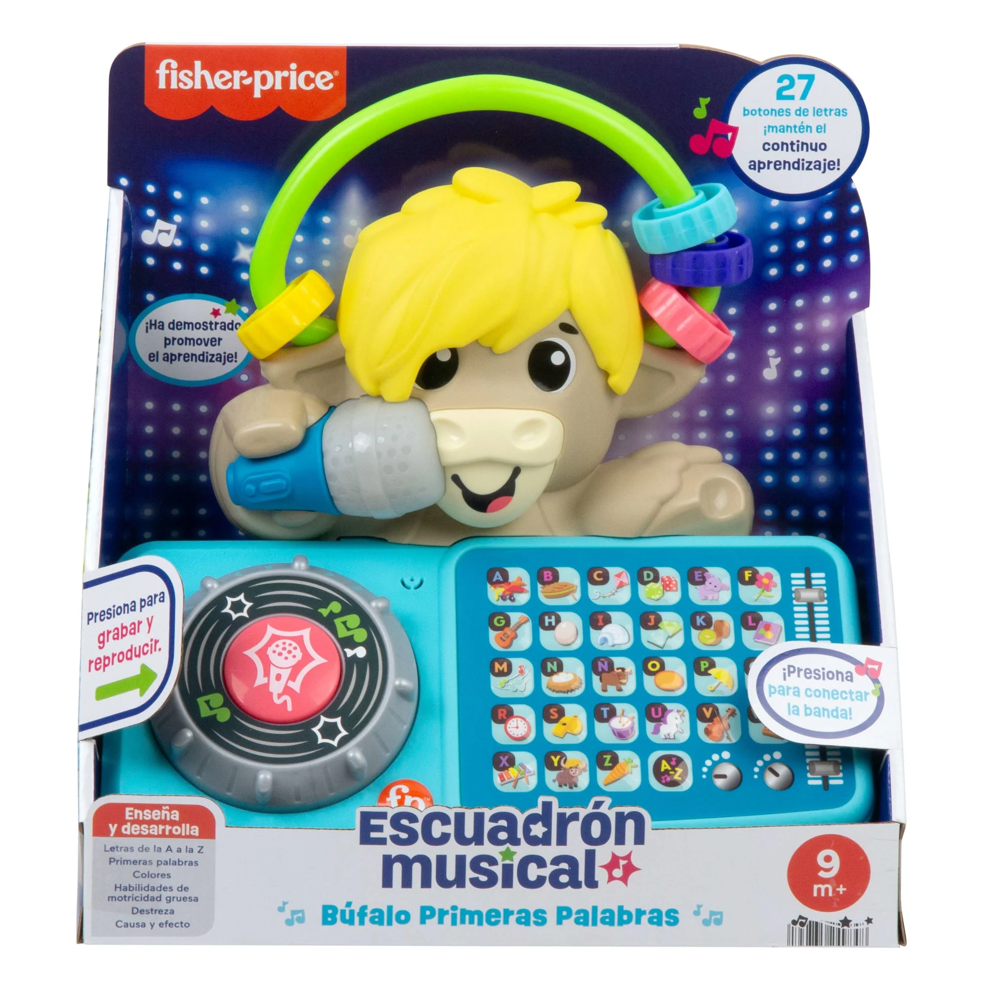 Fisher-Price Juguete para Bebés Escuadrón Musical Búfalo Primeras Palabras - Image 7