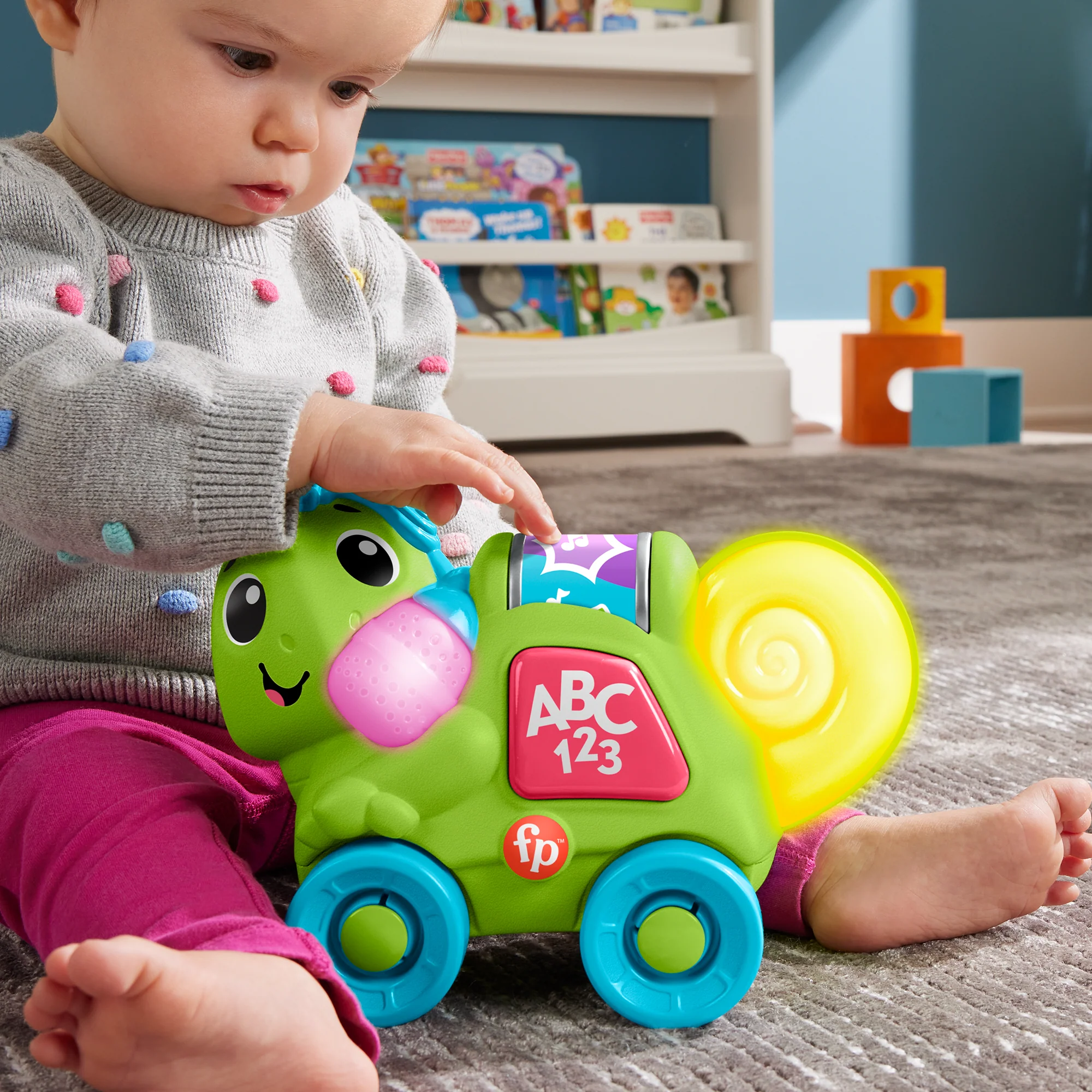 Fisher-Price Juguete para Bebés Escuadrón Musical Camaleón Gatea Conmigo - Image 4