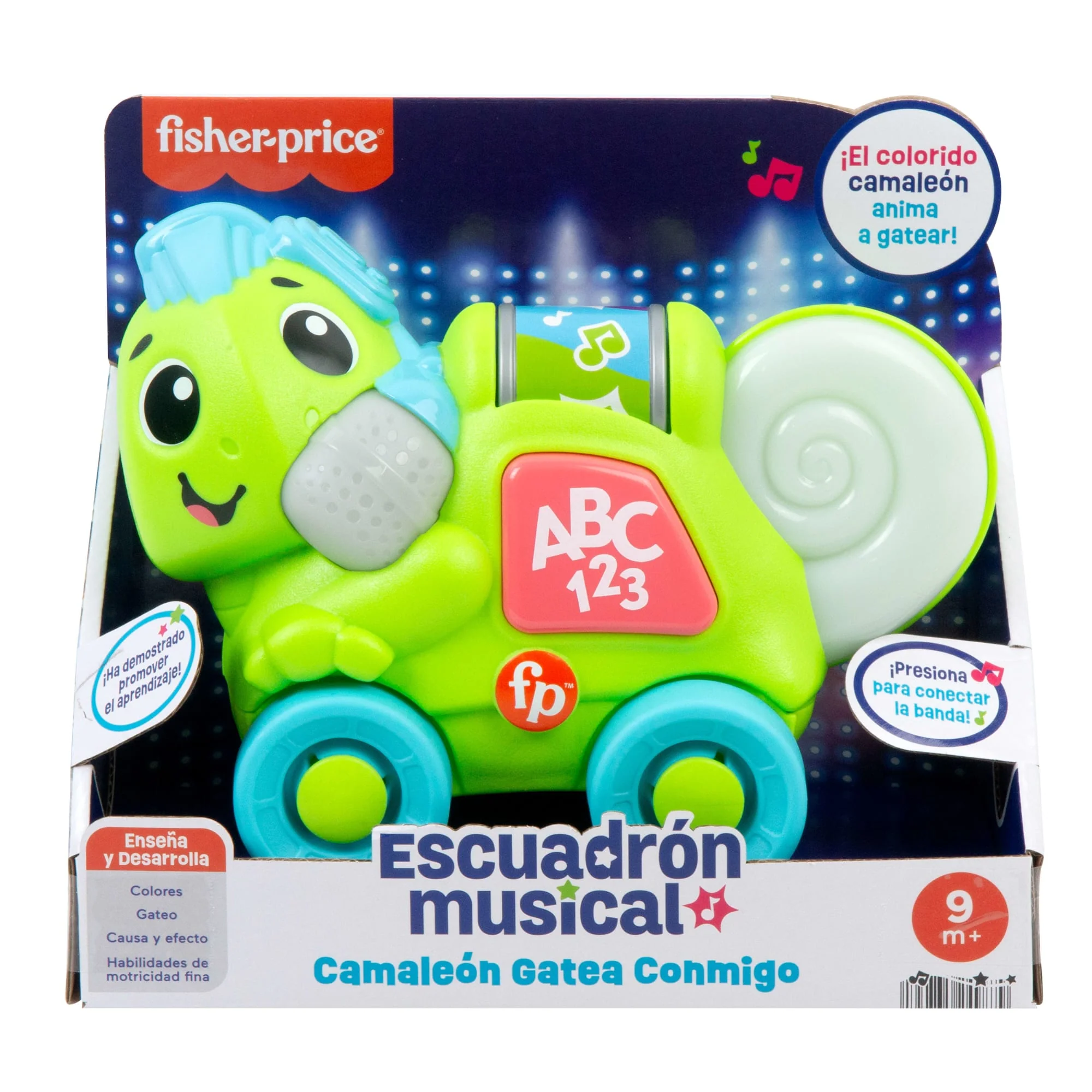 Fisher-Price Juguete para Bebés Escuadrón Musical Camaleón Gatea Conmigo - Image 7