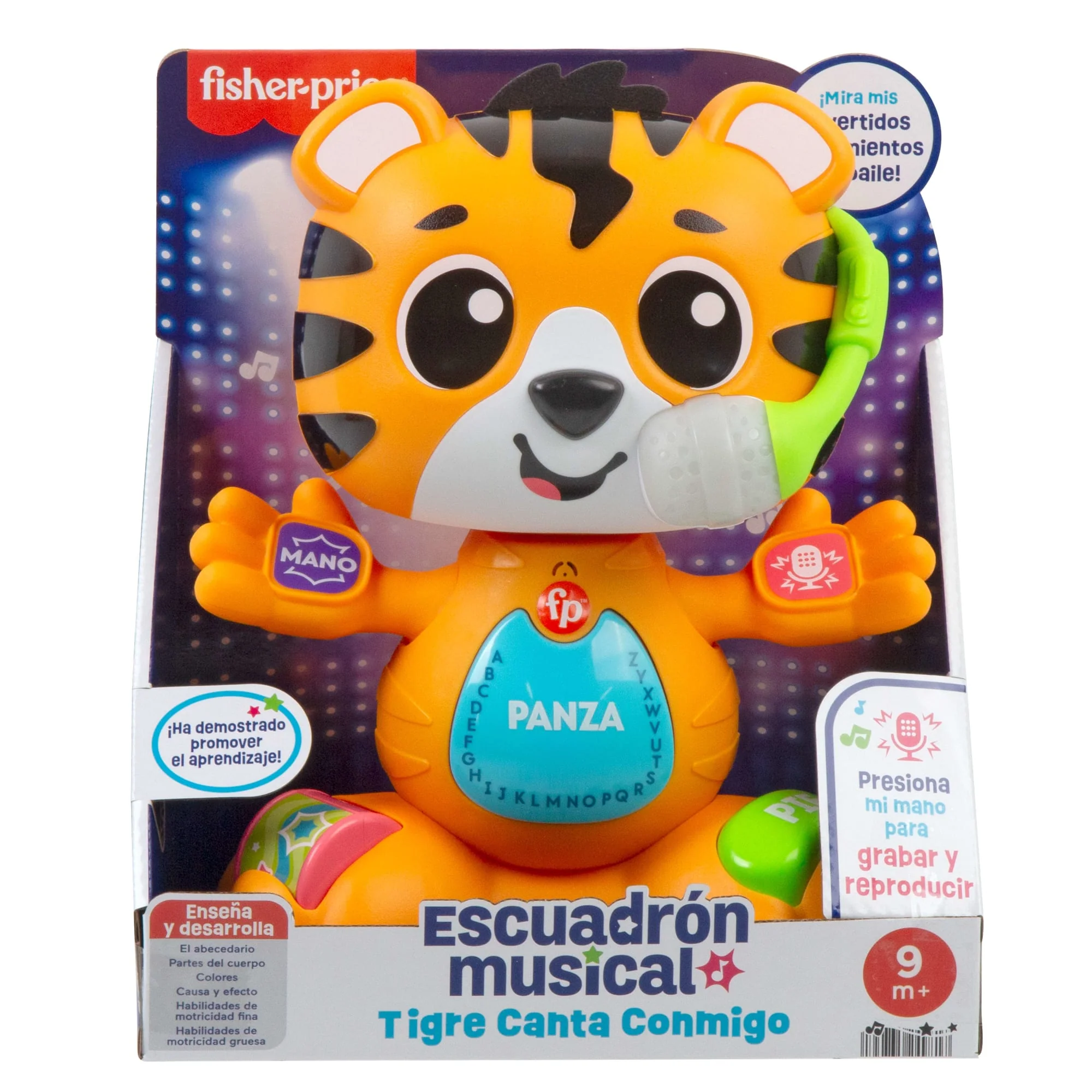 Fisher-Price Juguete para Bebés Escuadrón Musical Tigre Canta Conmigo - Image 7