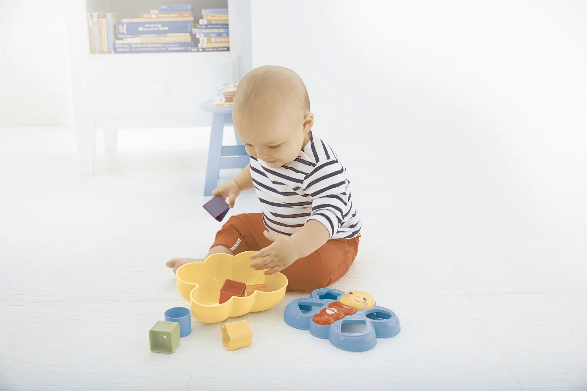 Fisher-Price Juguete para Bebés Mariposa De Bloques Divertidos - Image 3