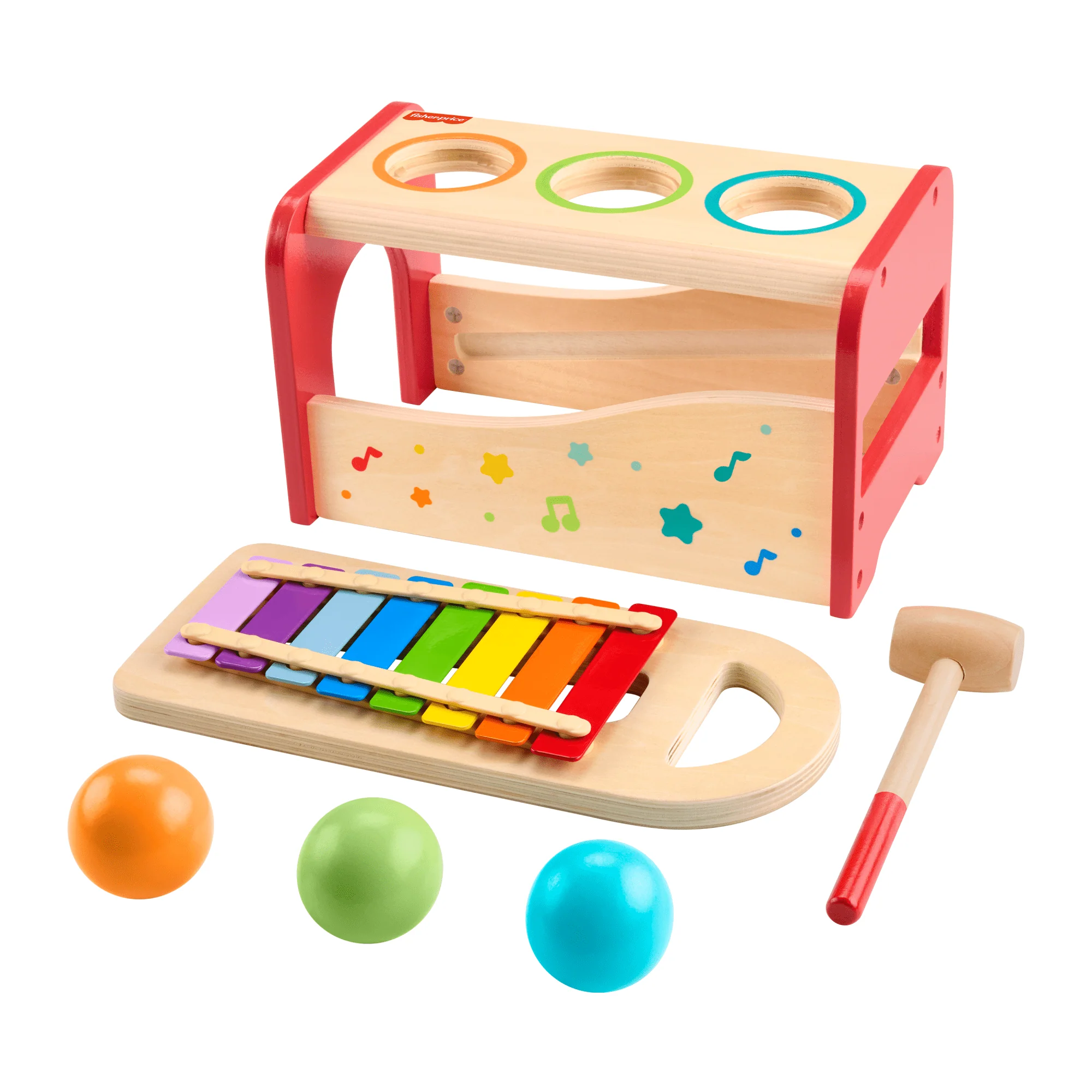 Fisher-Price Juguete para Bebés Mesita de Actividades Sorpresa de Madera - Image 5